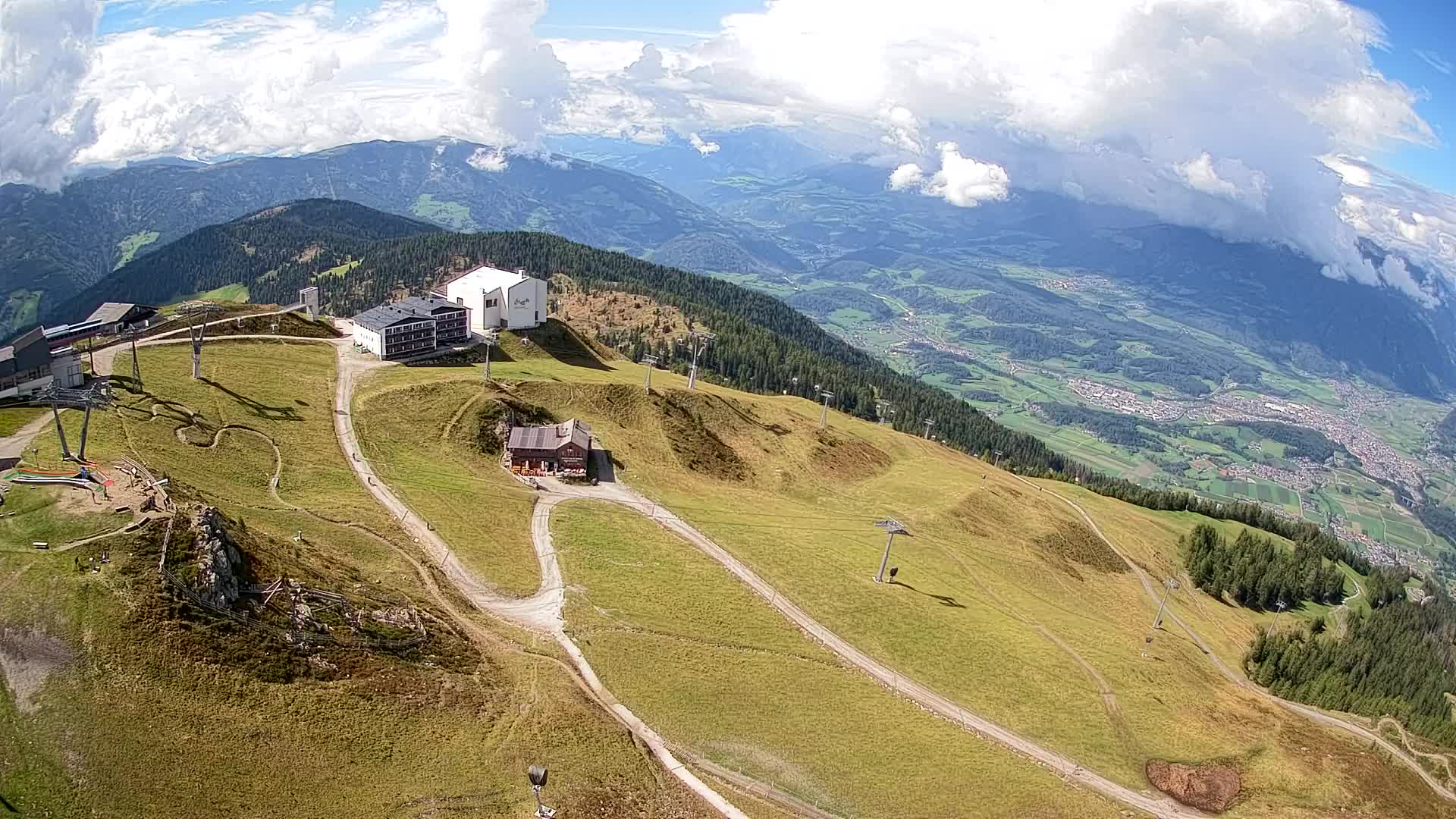 Smučišče Kronplatz – vrh | pogled na Bruneck