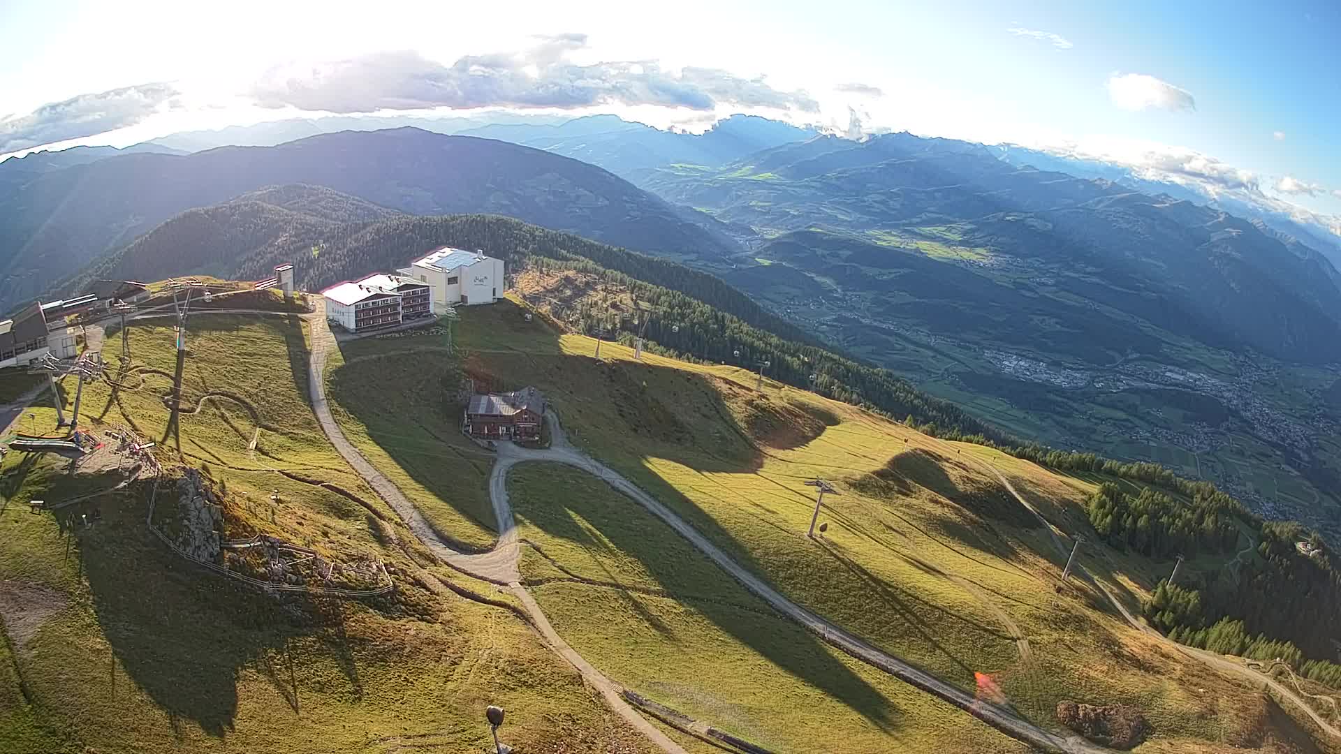 Kronplatz peak Ski resort | view to Bruneck