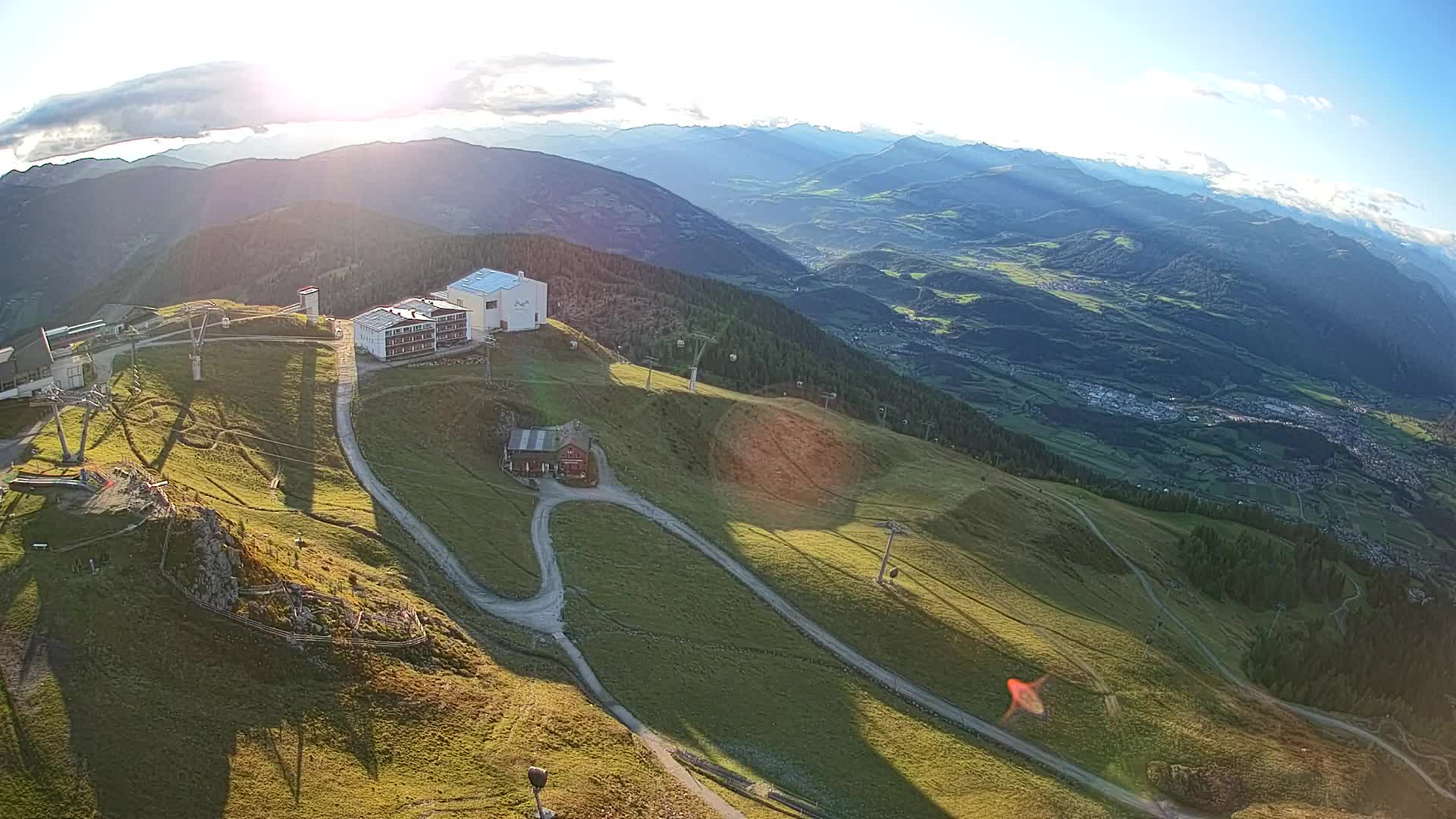 Kronplatz peak Ski resort | view to Bruneck