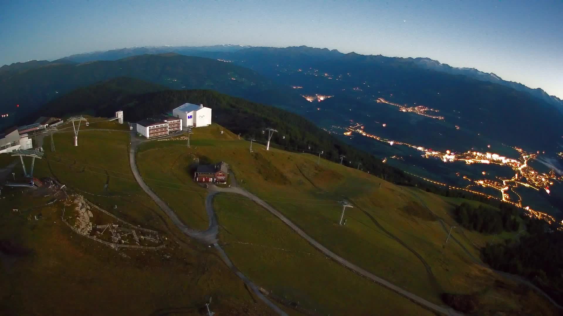 Kronplatz peak Ski resort | view to Bruneck