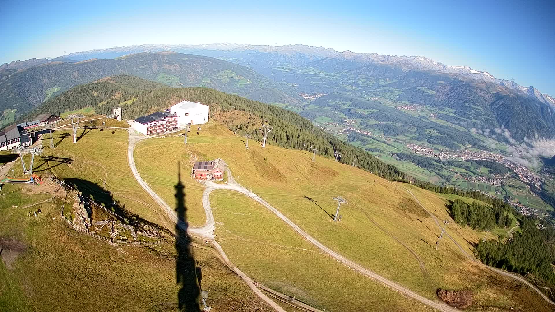 Stazione sciistica di Plan de Corones | vista su Brunico