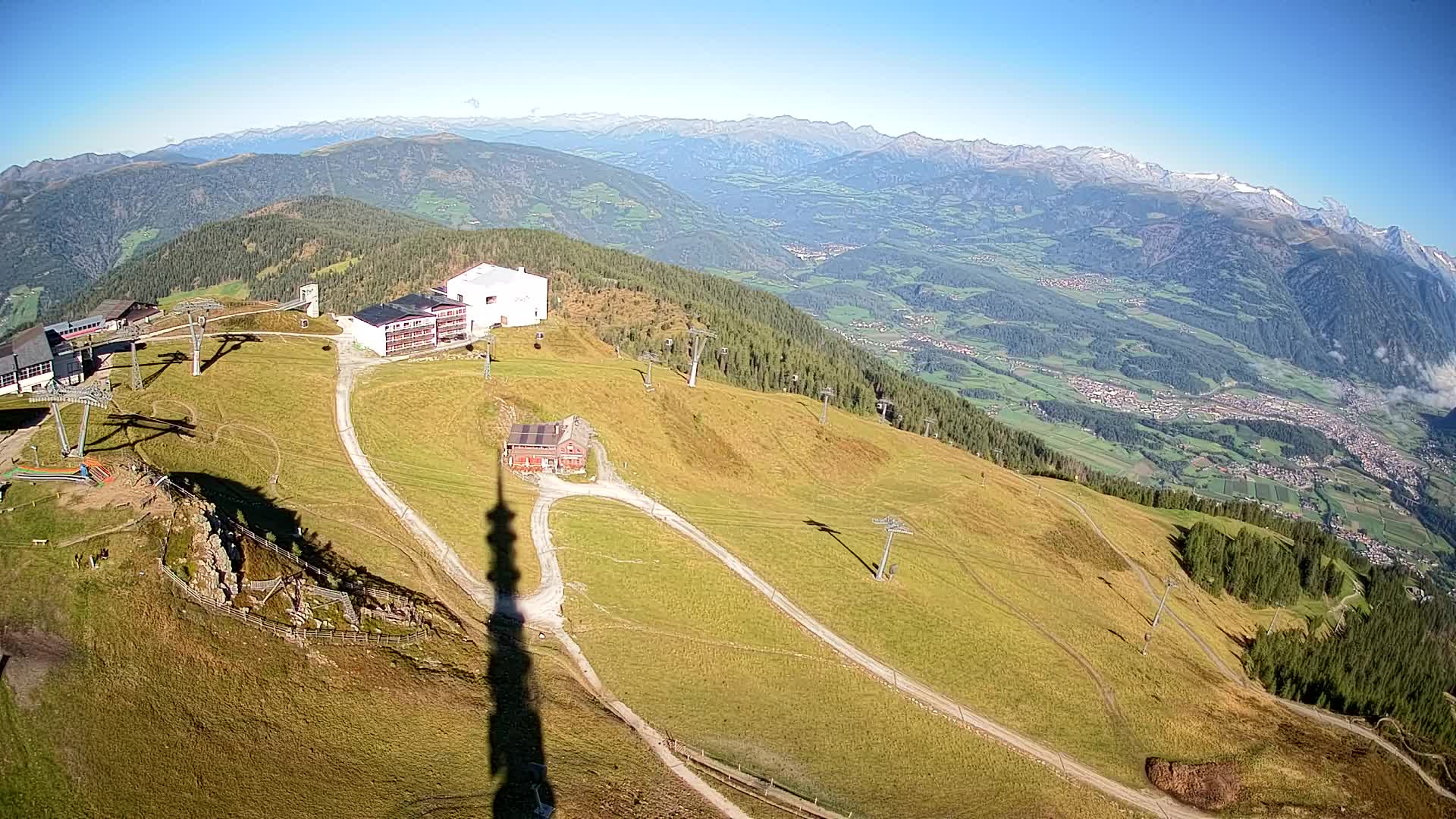 Kronplatz peak Ski resort | view to Bruneck