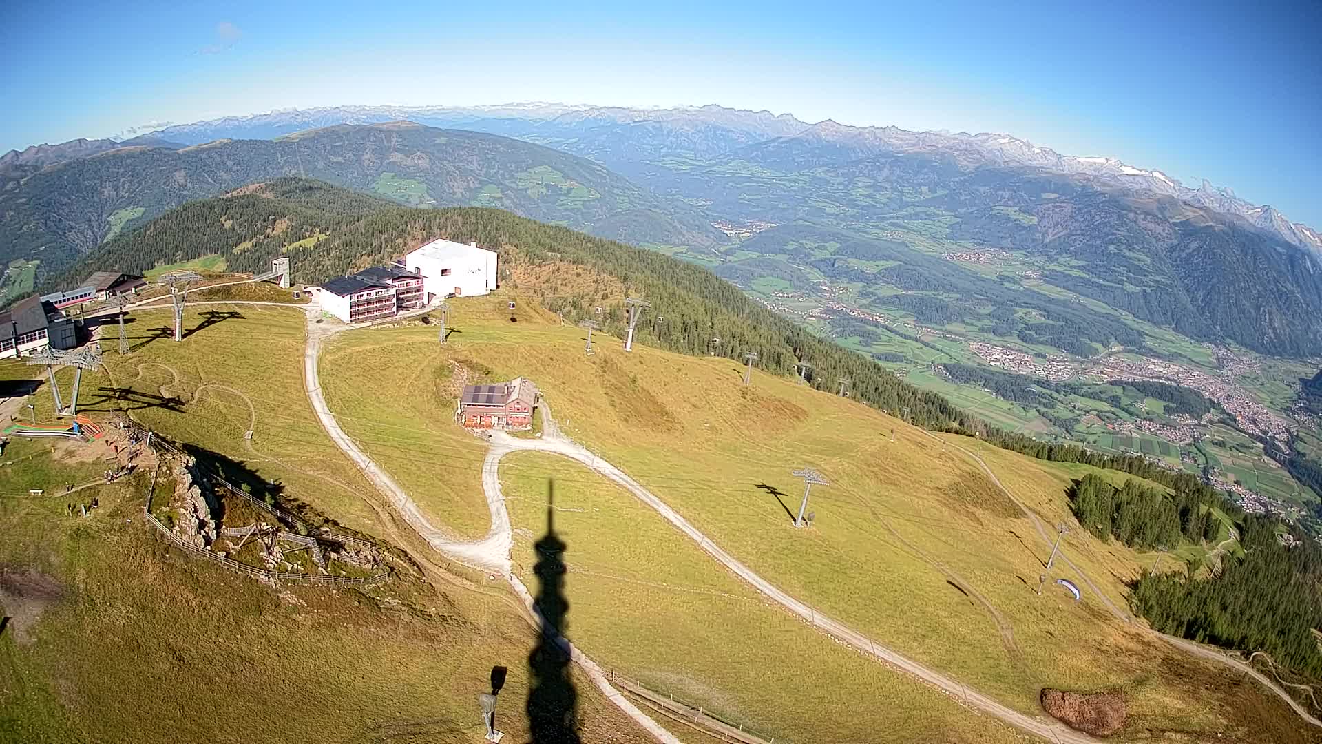 Stazione sciistica di Plan de Corones | vista su Brunico
