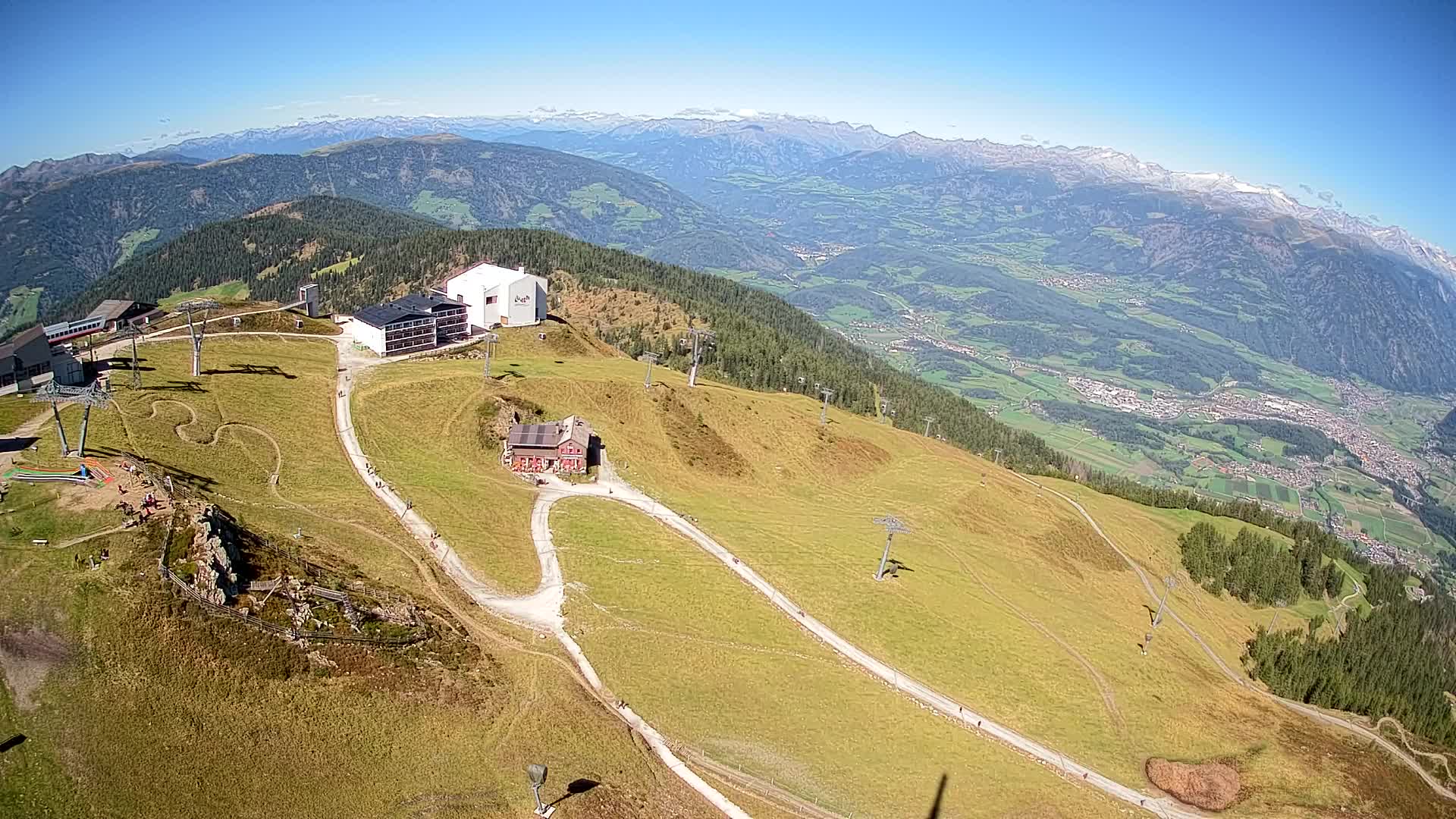 Stazione sciistica di Plan de Corones | vista su Brunico