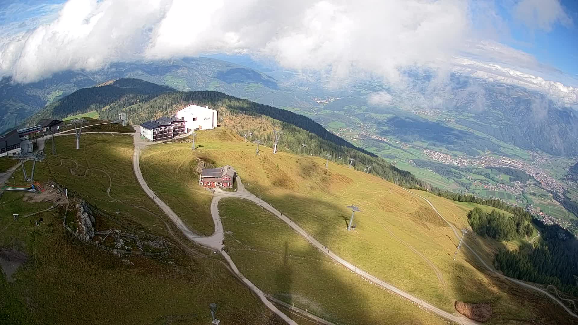 Smučišče Kronplatz – vrh | pogled na Bruneck