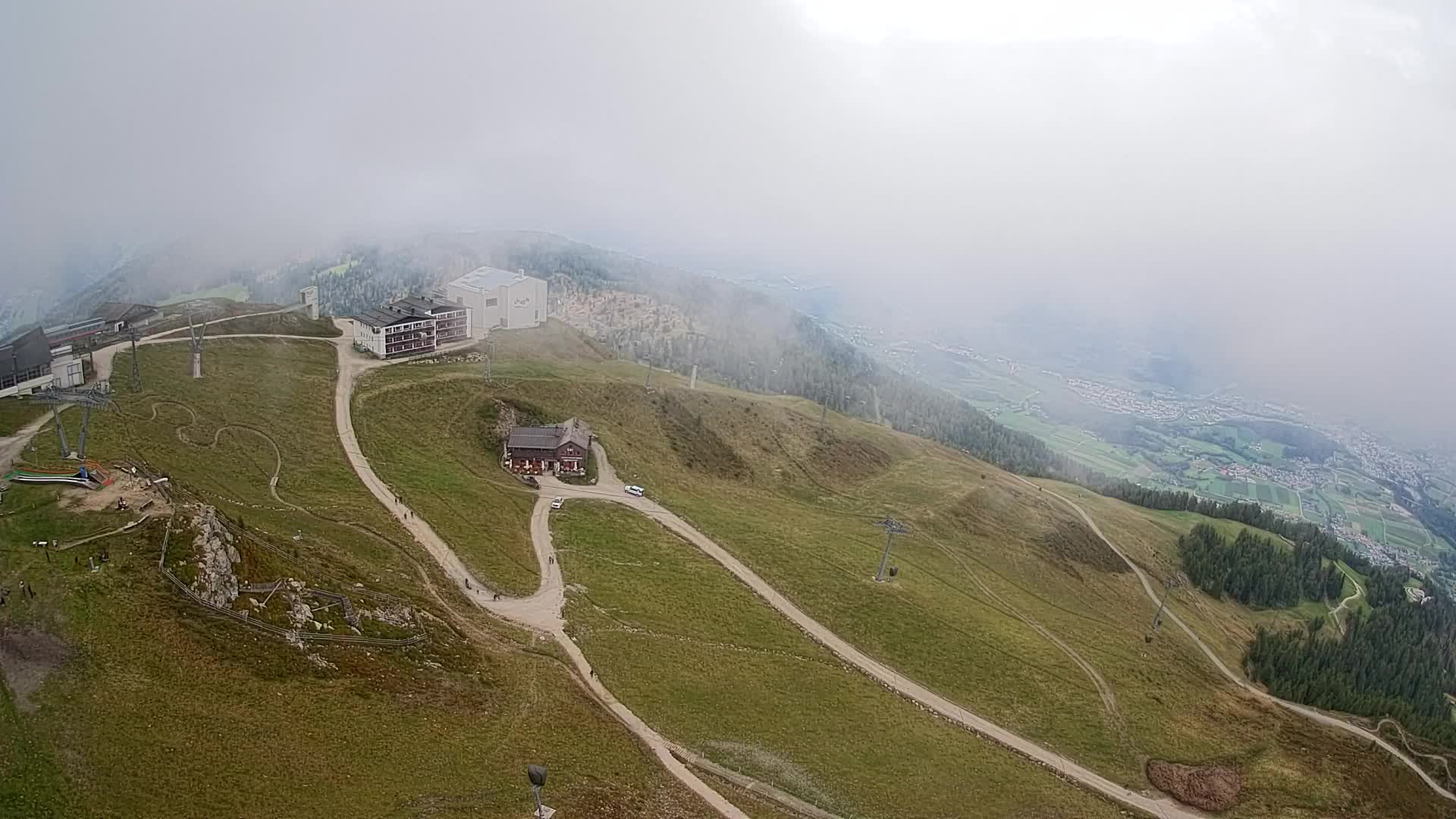 Smučišče Kronplatz – vrh | pogled na Bruneck