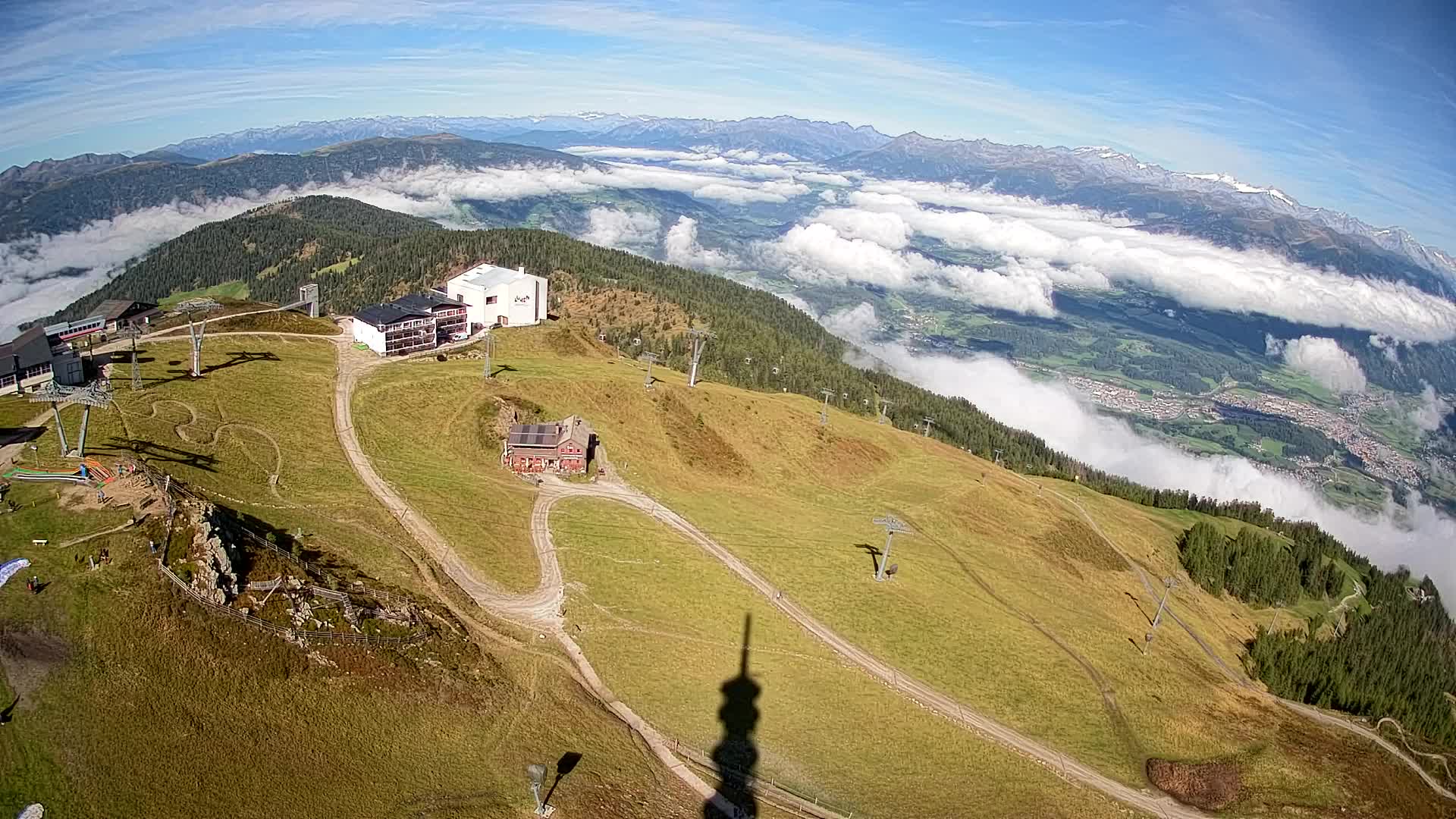 Stazione sciistica di Plan de Corones | vista su Brunico