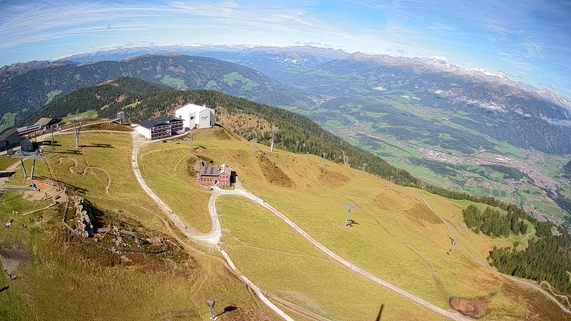 Stazione sciistica di Plan de Corones | vista su Brunico