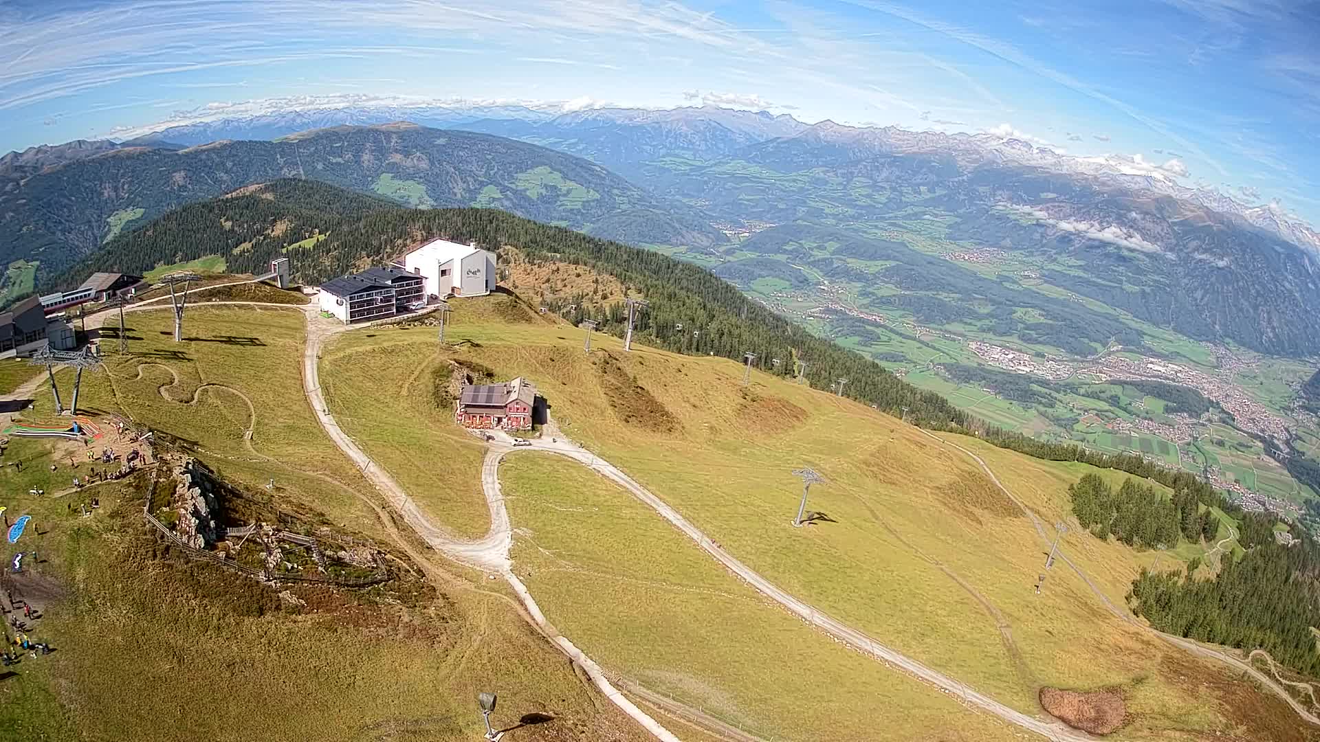 Smučišče Kronplatz – vrh | pogled na Bruneck