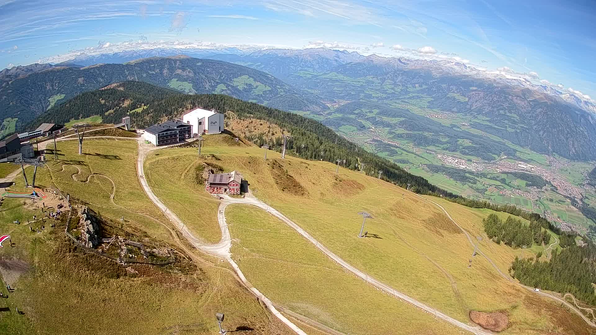 Kronplatz peak Ski resort | view to Bruneck