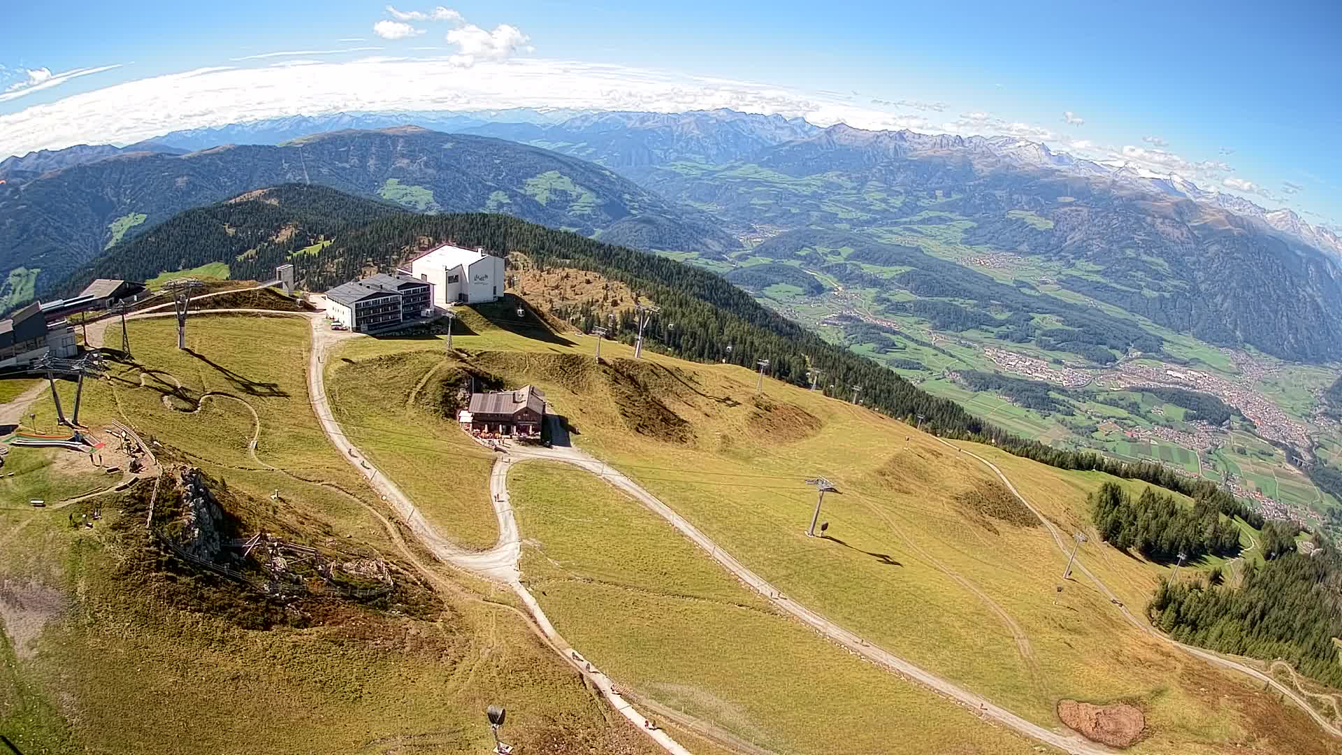 Stazione sciistica di Plan de Corones | vista su Brunico