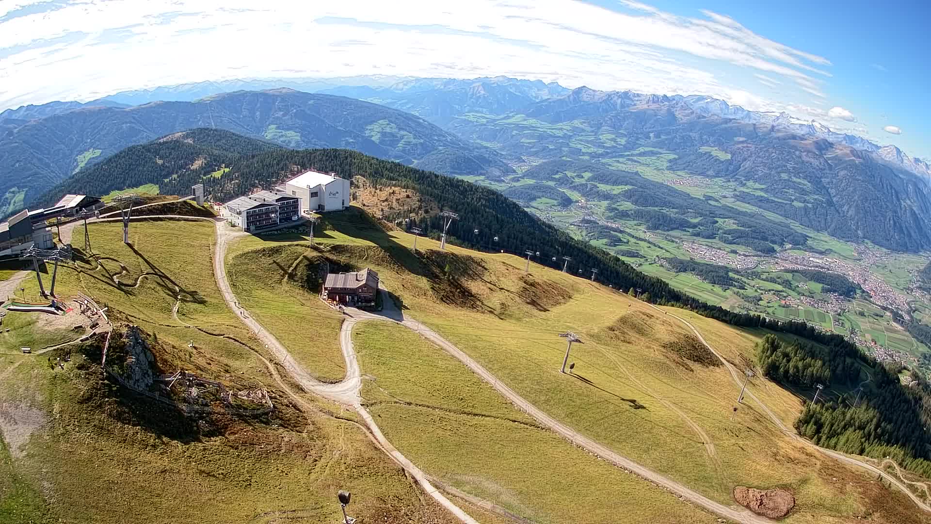 Kronplatz peak Ski resort | view to Bruneck