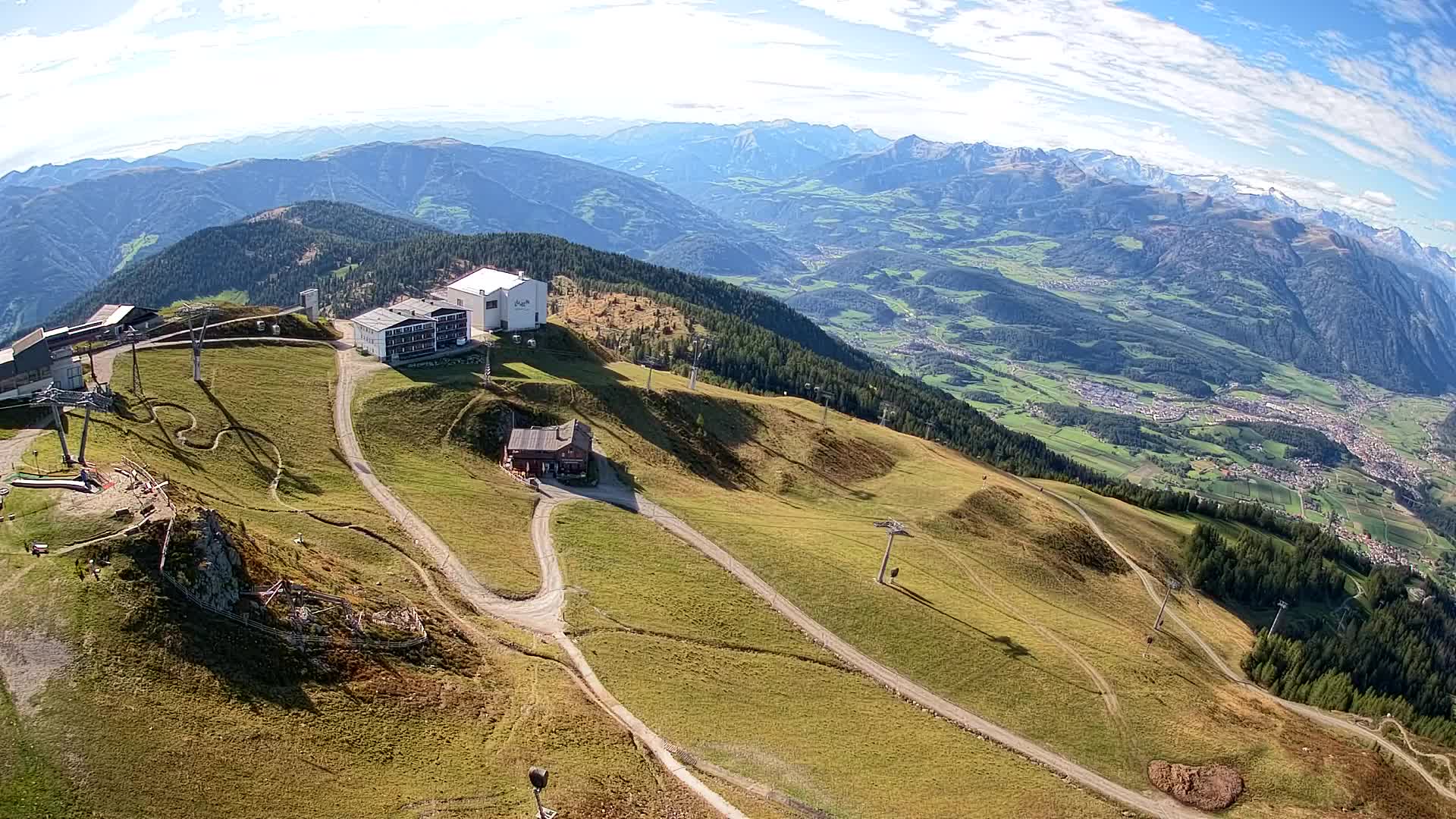 Smučišče Kronplatz – vrh | pogled na Bruneck