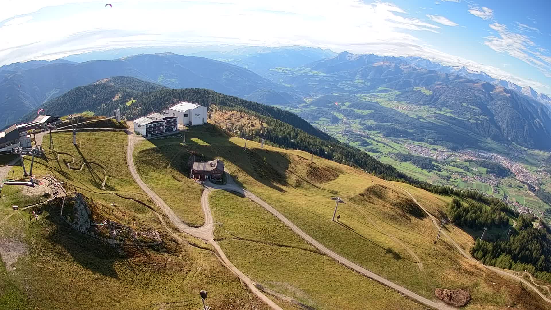Smučišče Kronplatz – vrh | pogled na Bruneck