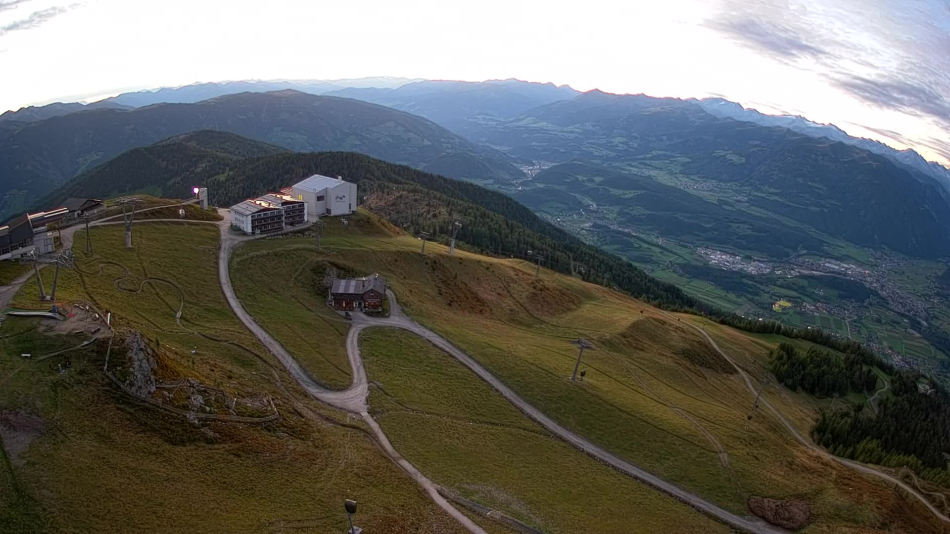 Kronplatz peak Ski resort | view to Bruneck