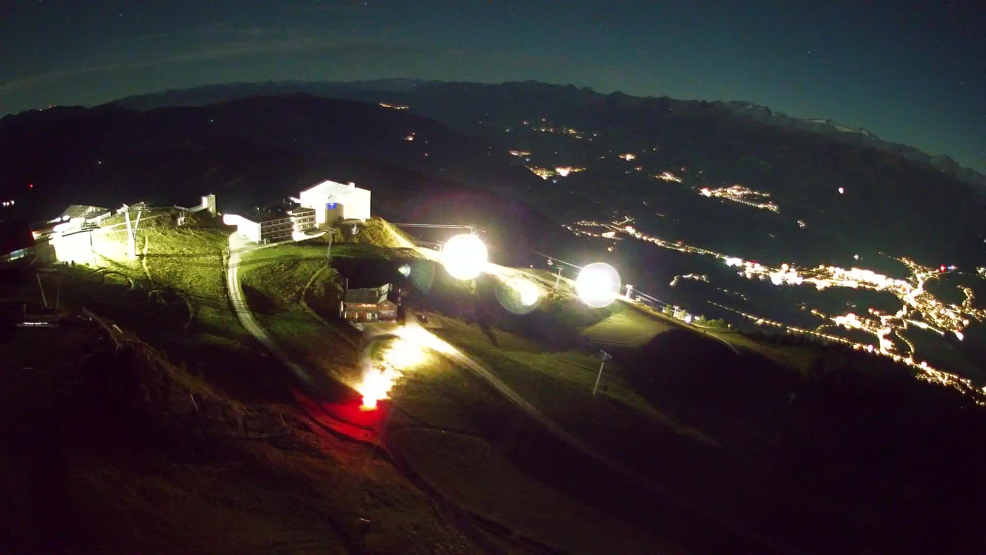 Station de ski Kronplatz sommet | vue sur Brunico