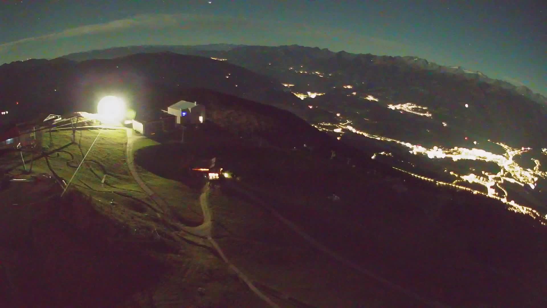 Skigebiet Kronplatz Gipfel | Blick auf Bruneck