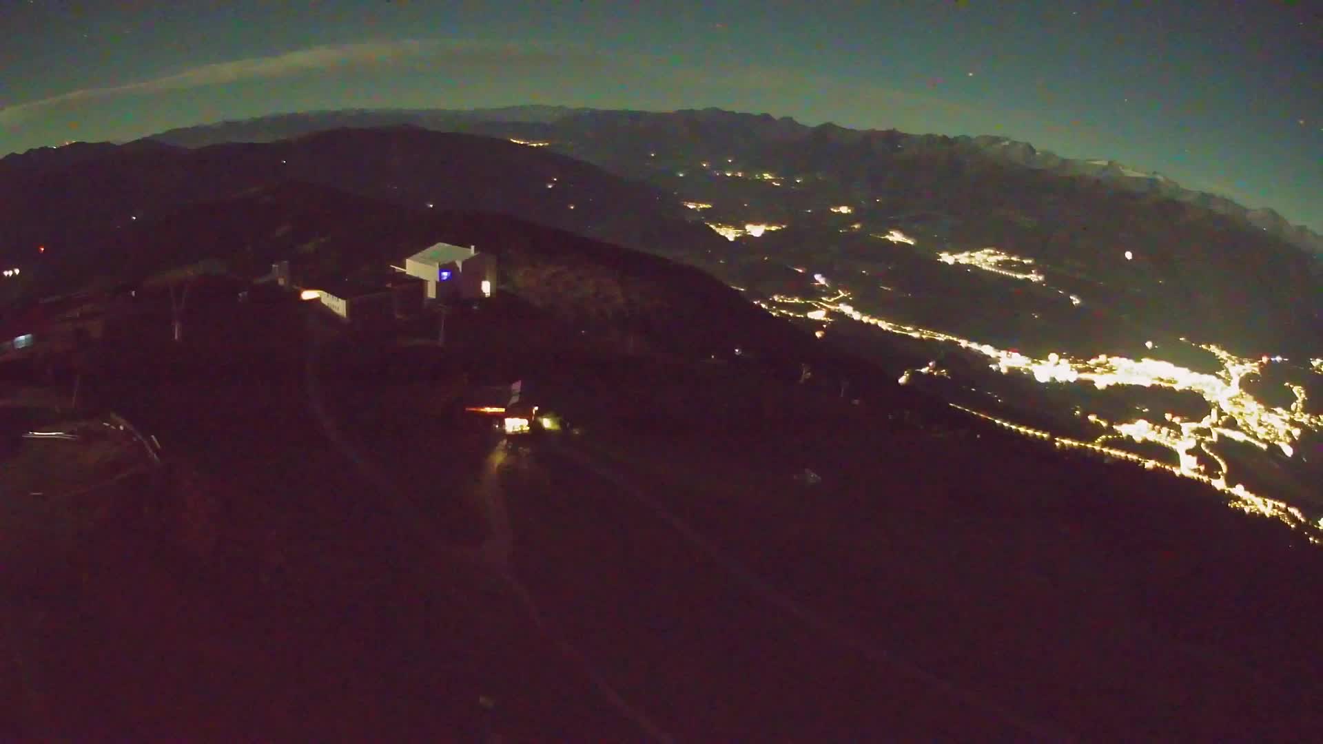 Station de ski Kronplatz sommet | vue sur Brunico