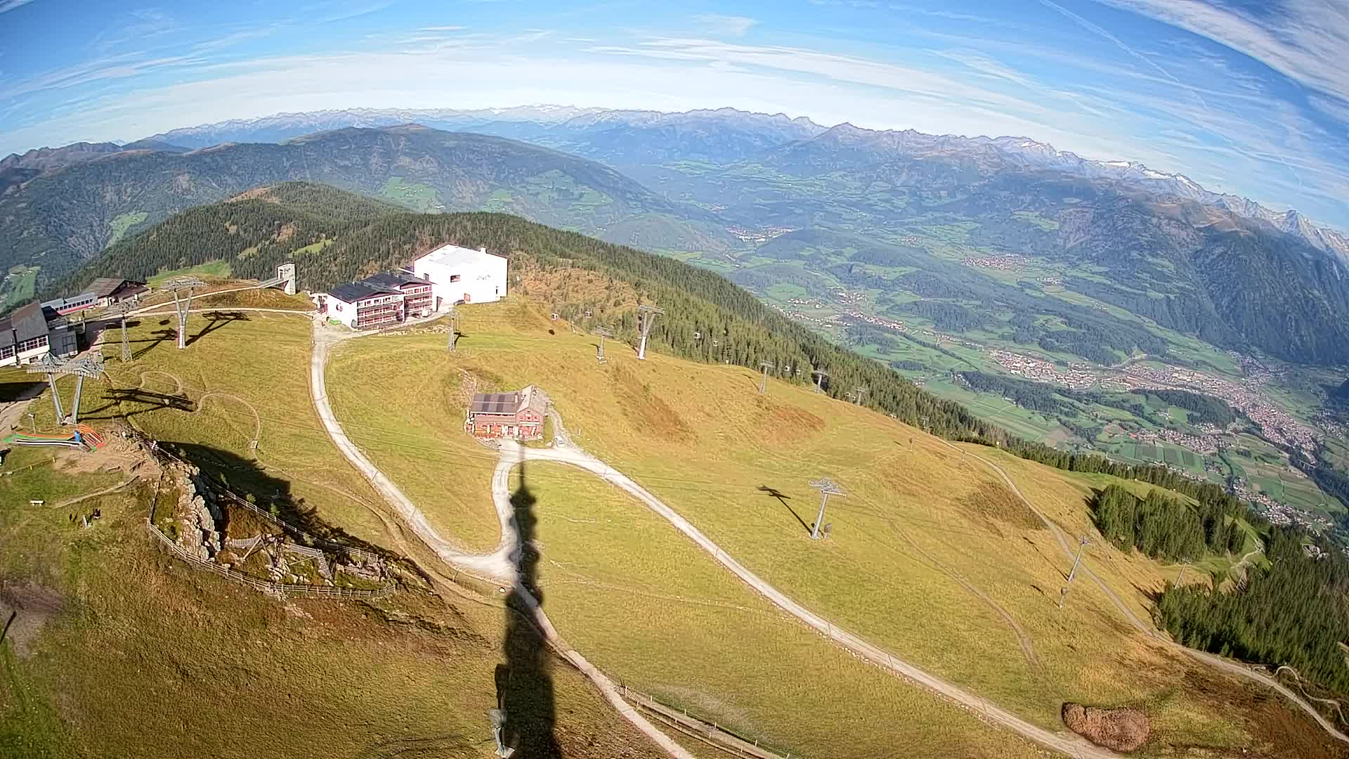 Kronplatz peak Ski resort | view to Bruneck