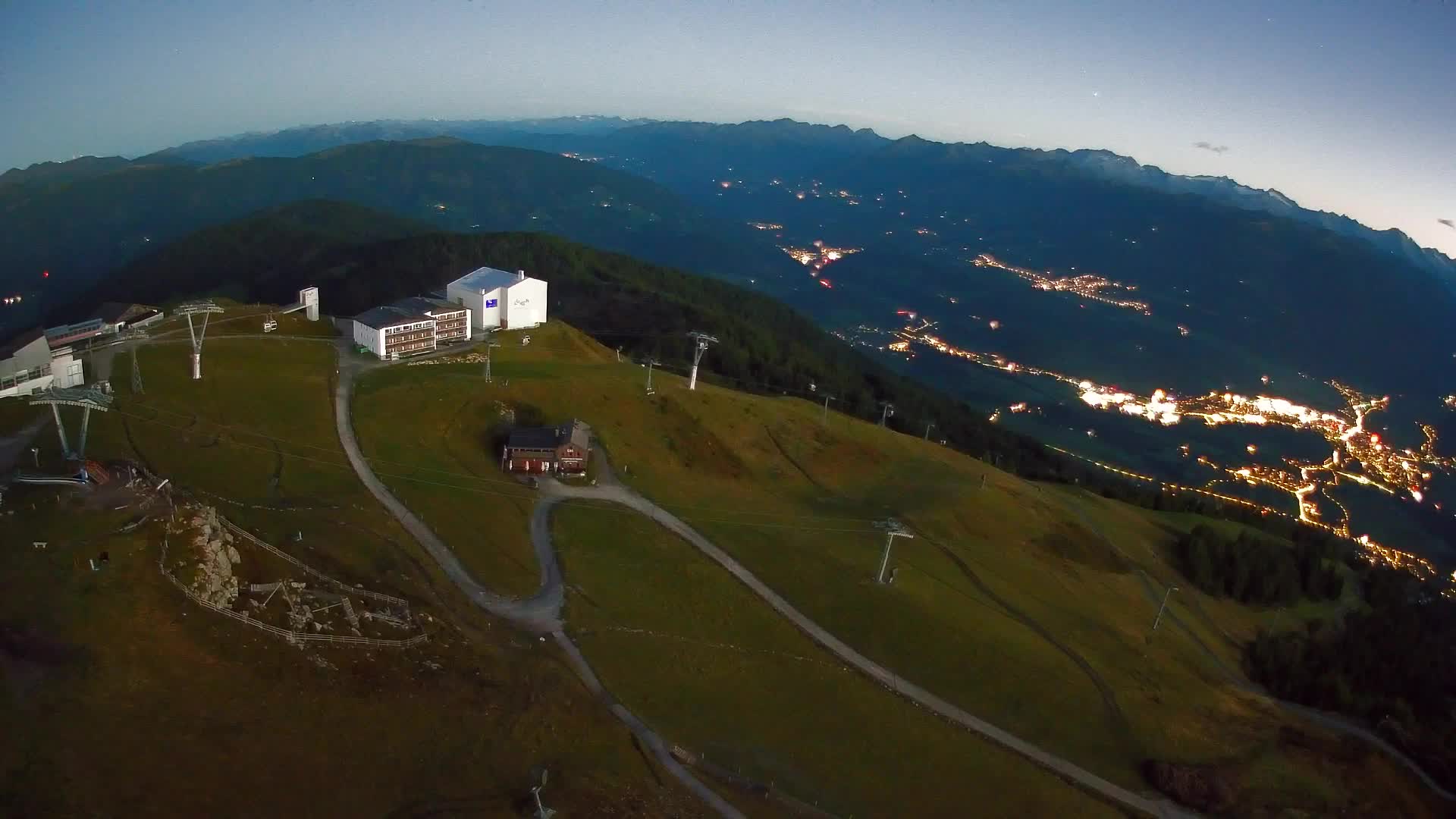 Skigebiet Kronplatz Gipfel | Blick auf Bruneck