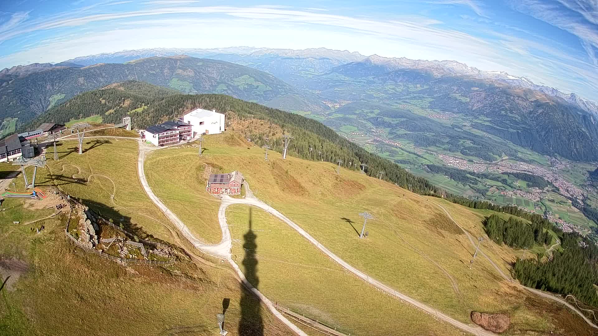 Smučišče Kronplatz – vrh | pogled na Bruneck