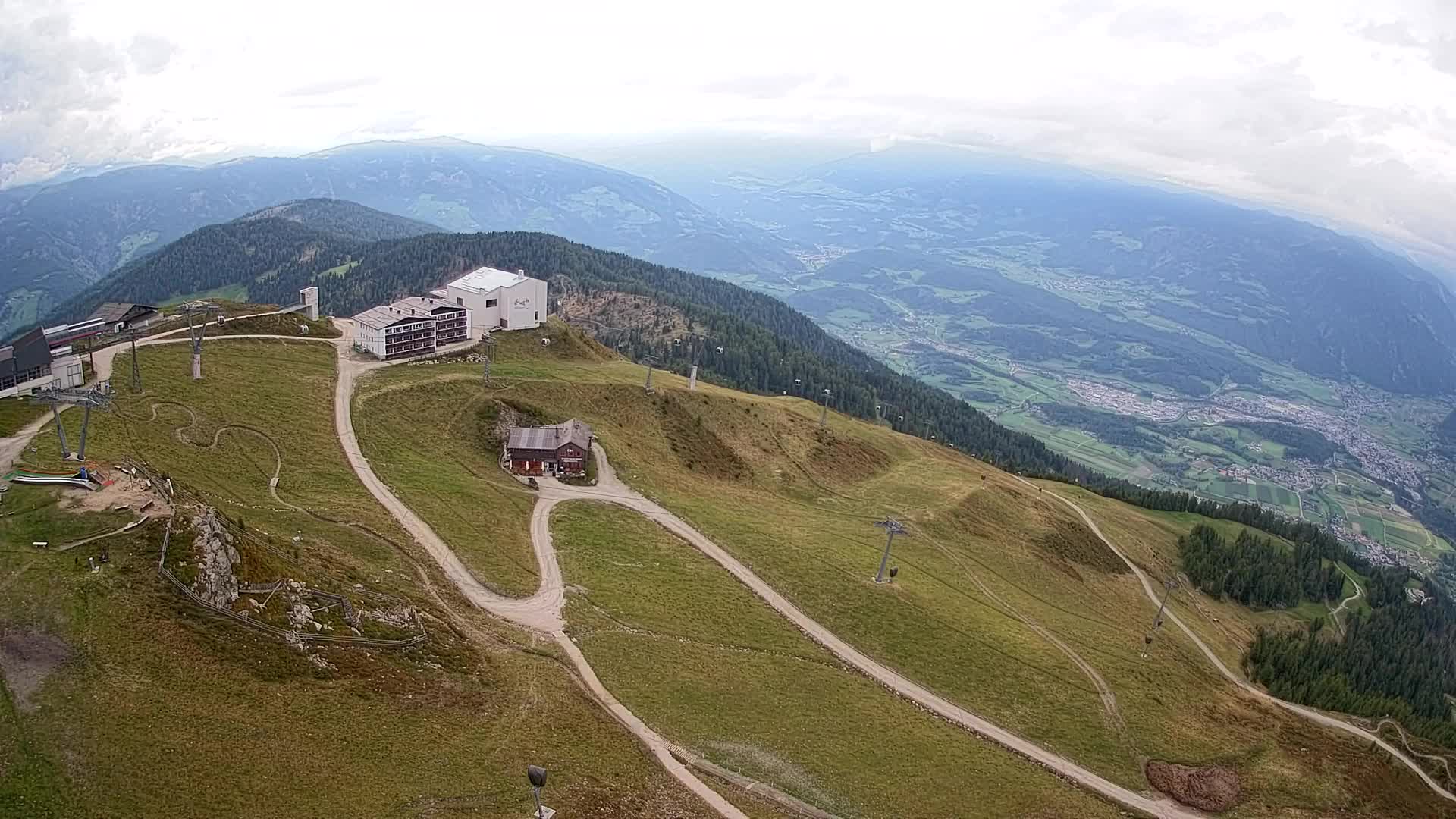 Smučišče Kronplatz – vrh | pogled na Bruneck