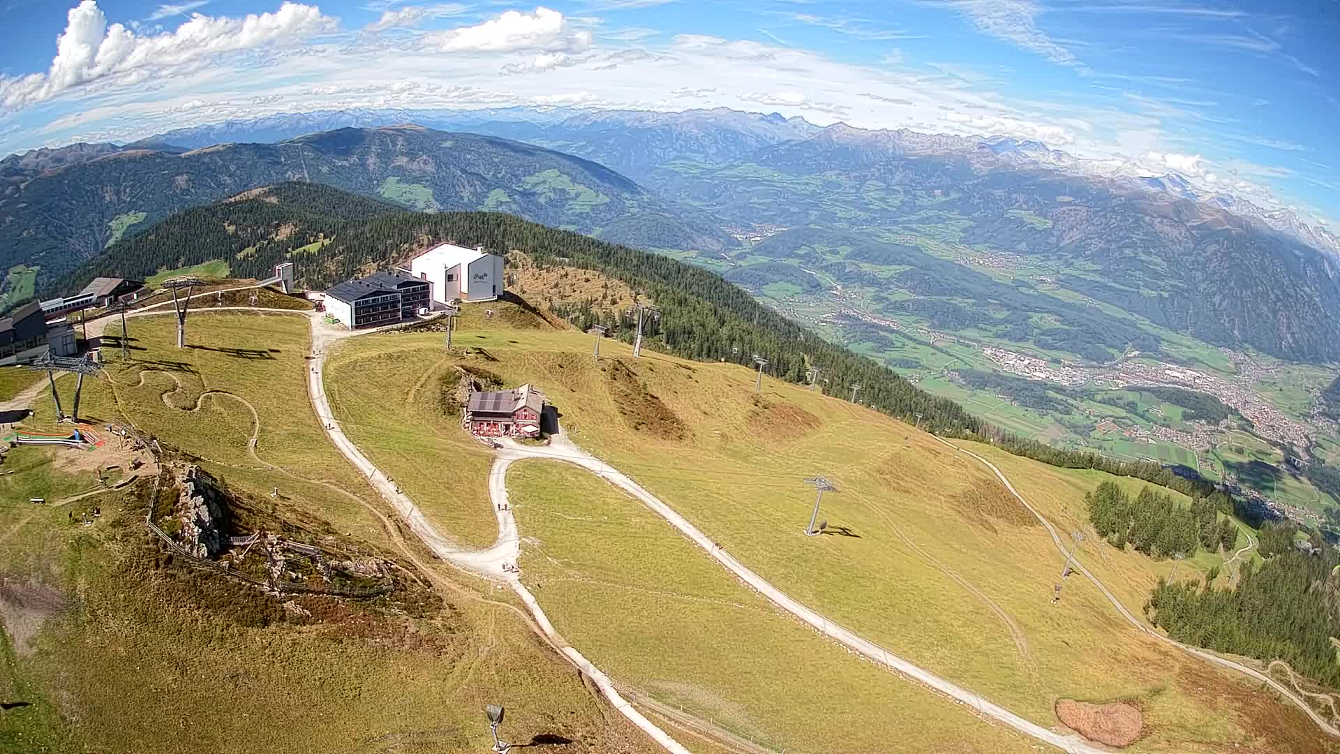 Smučišče Kronplatz – vrh | pogled na Bruneck