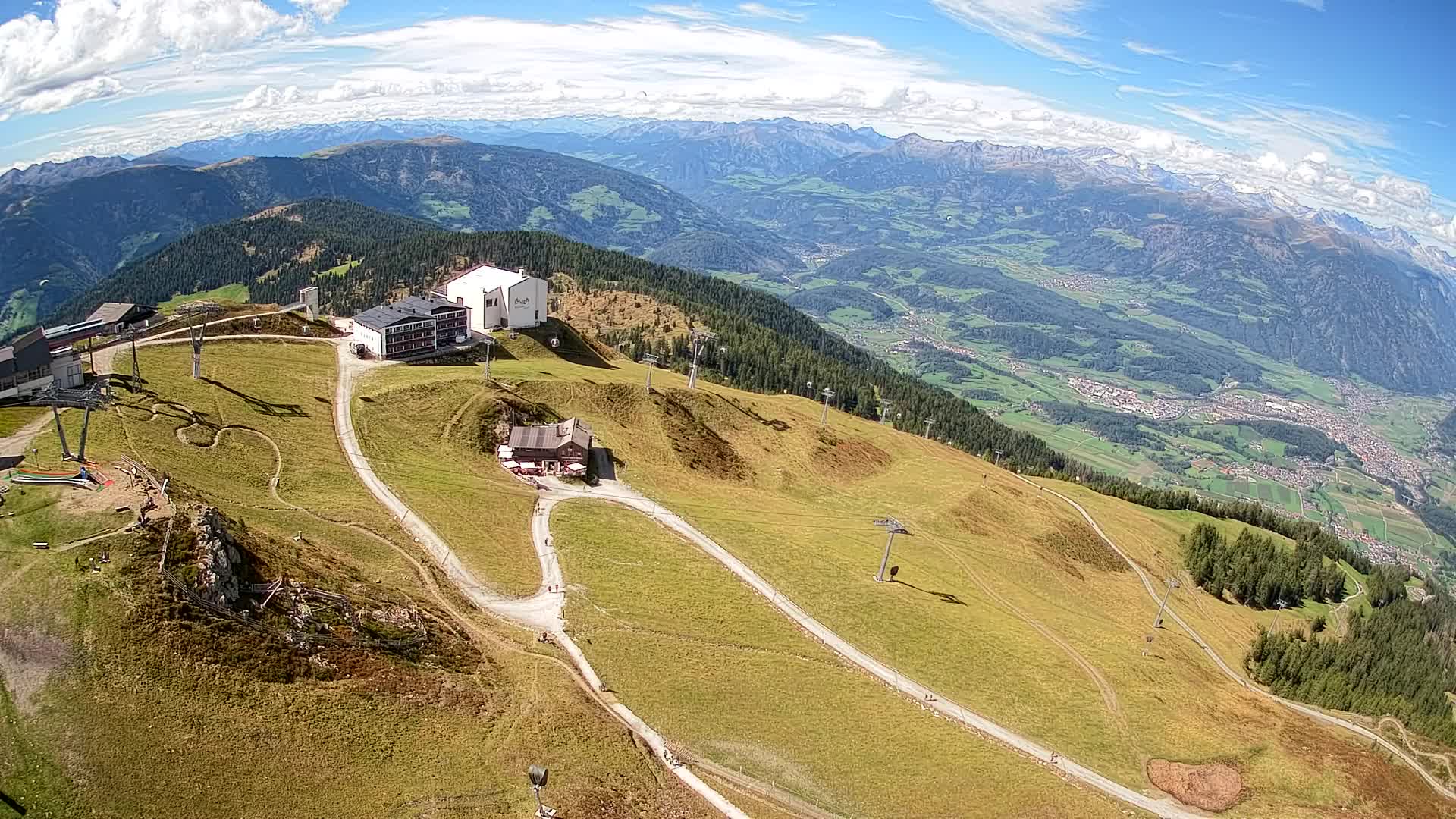 Kronplatz peak Ski resort | view to Bruneck