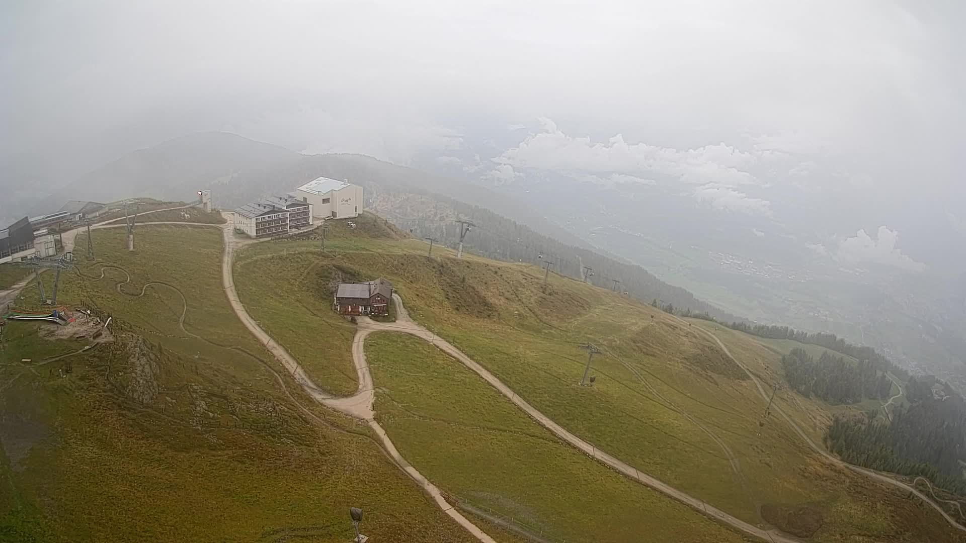 Stazione sciistica di Plan de Corones | vista su Brunico