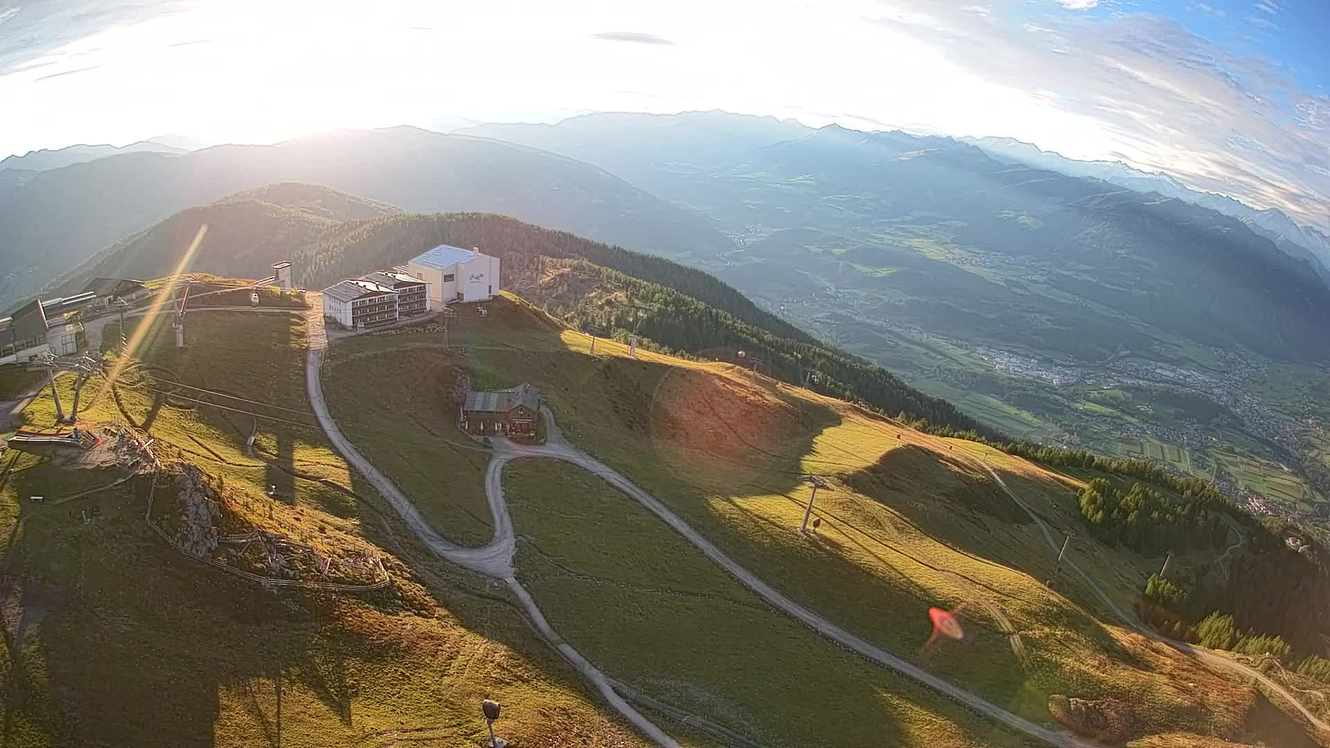 Kronplatz peak Ski resort | view to Bruneck
