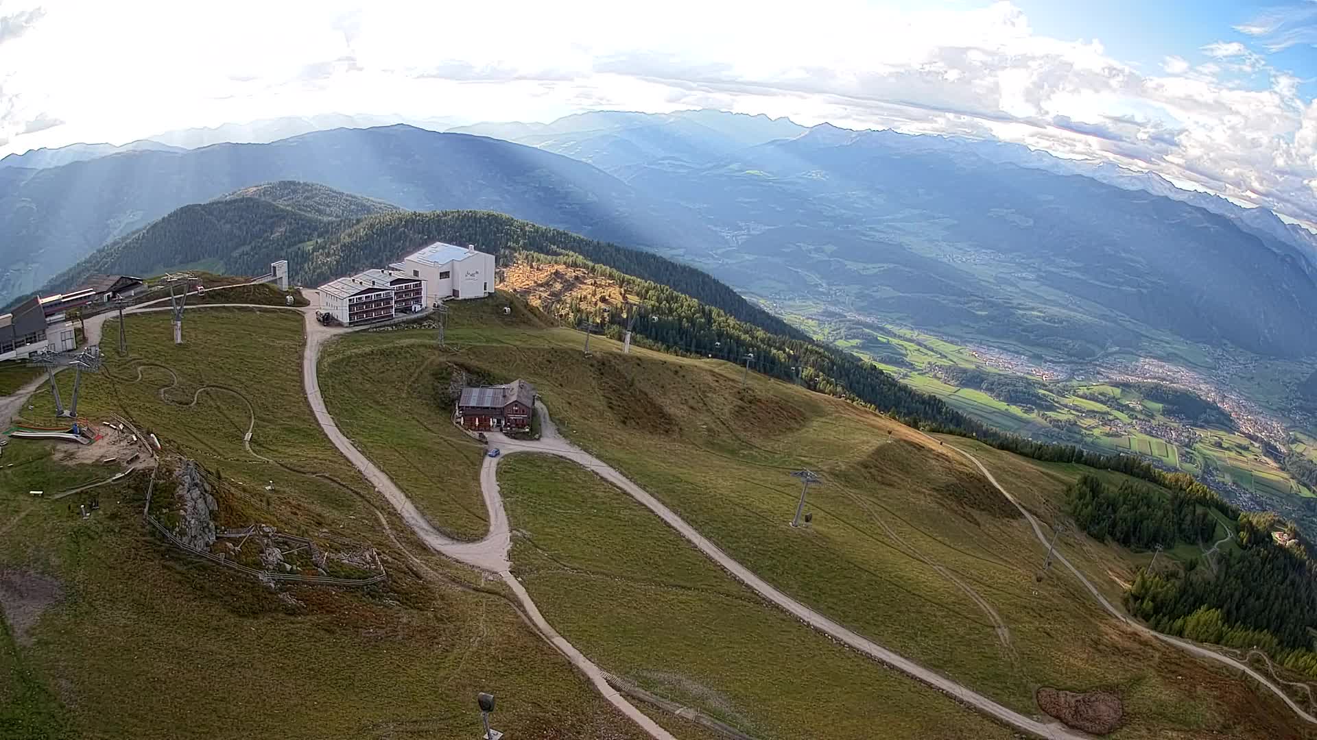 Smučišče Kronplatz – vrh | pogled na Bruneck