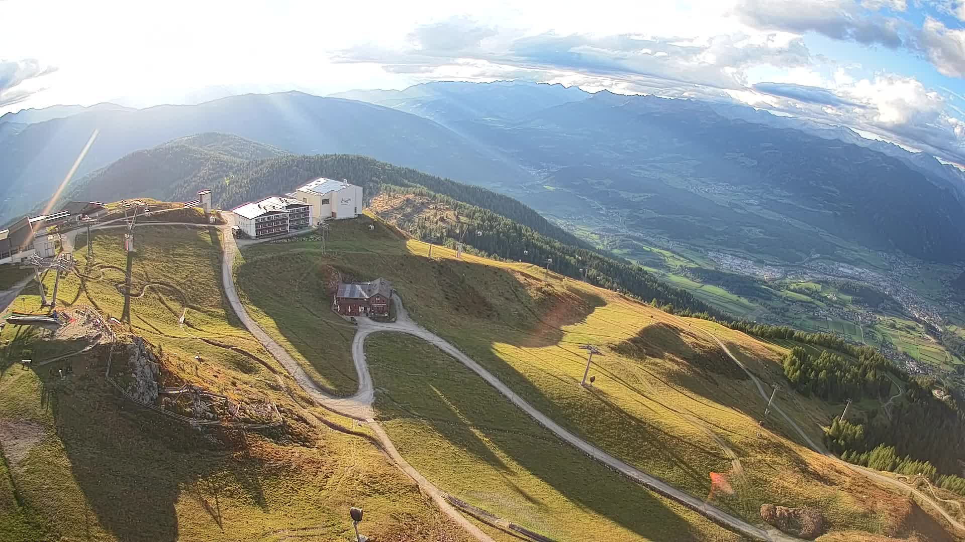 Kronplatz peak Ski resort | view to Bruneck