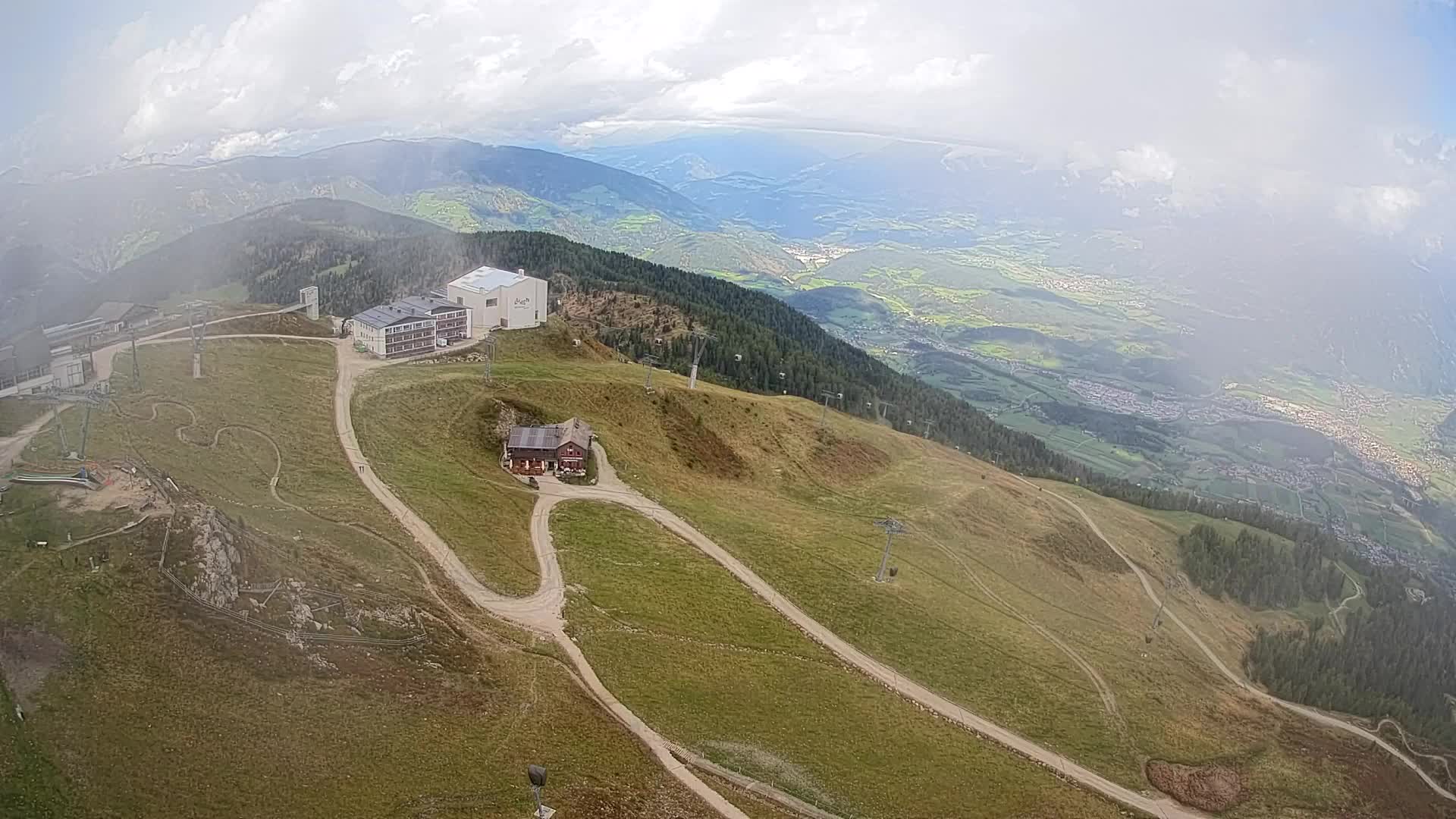 Smučišče Kronplatz – vrh | pogled na Bruneck