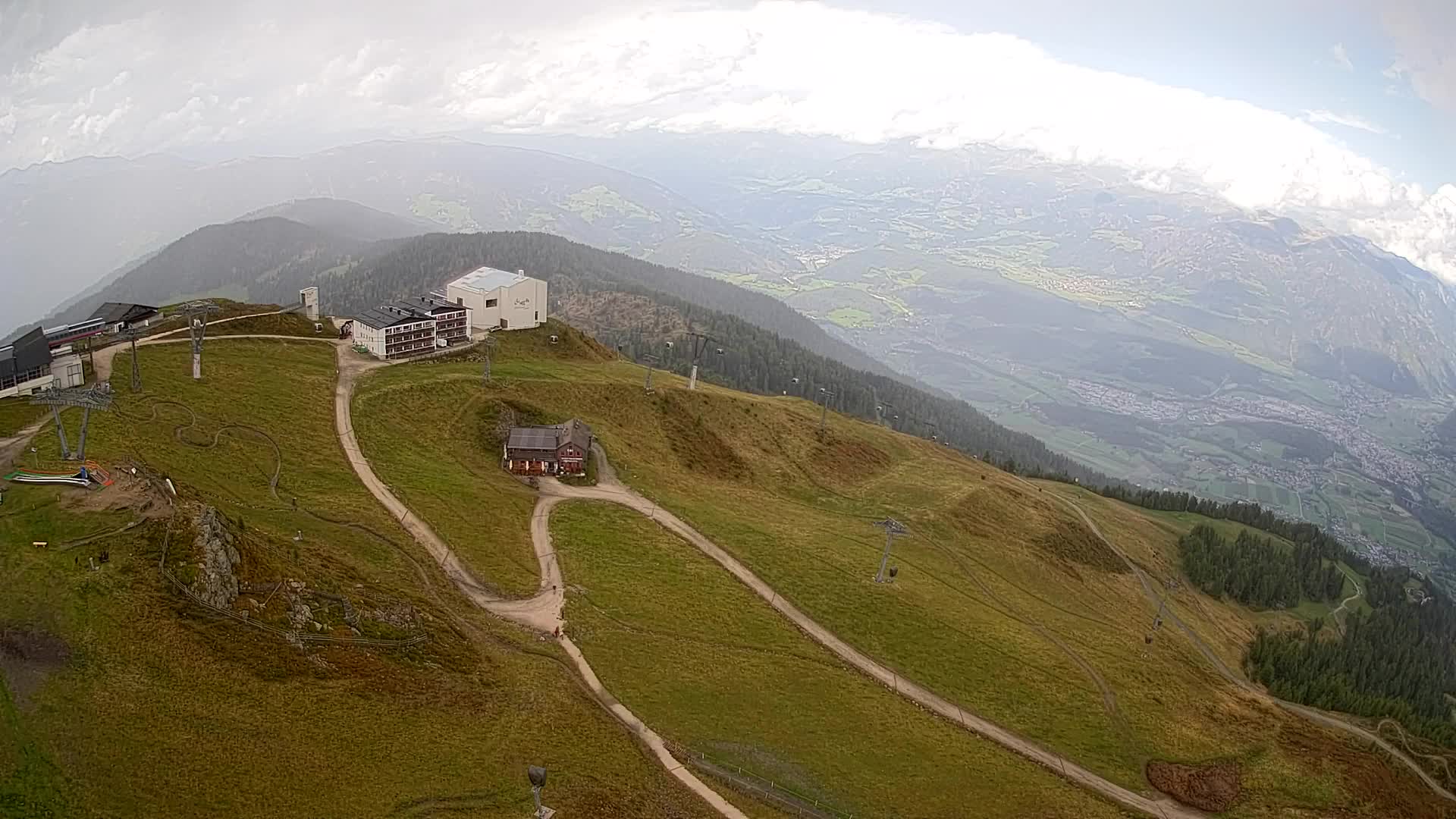 Smučišče Kronplatz – vrh | pogled na Bruneck