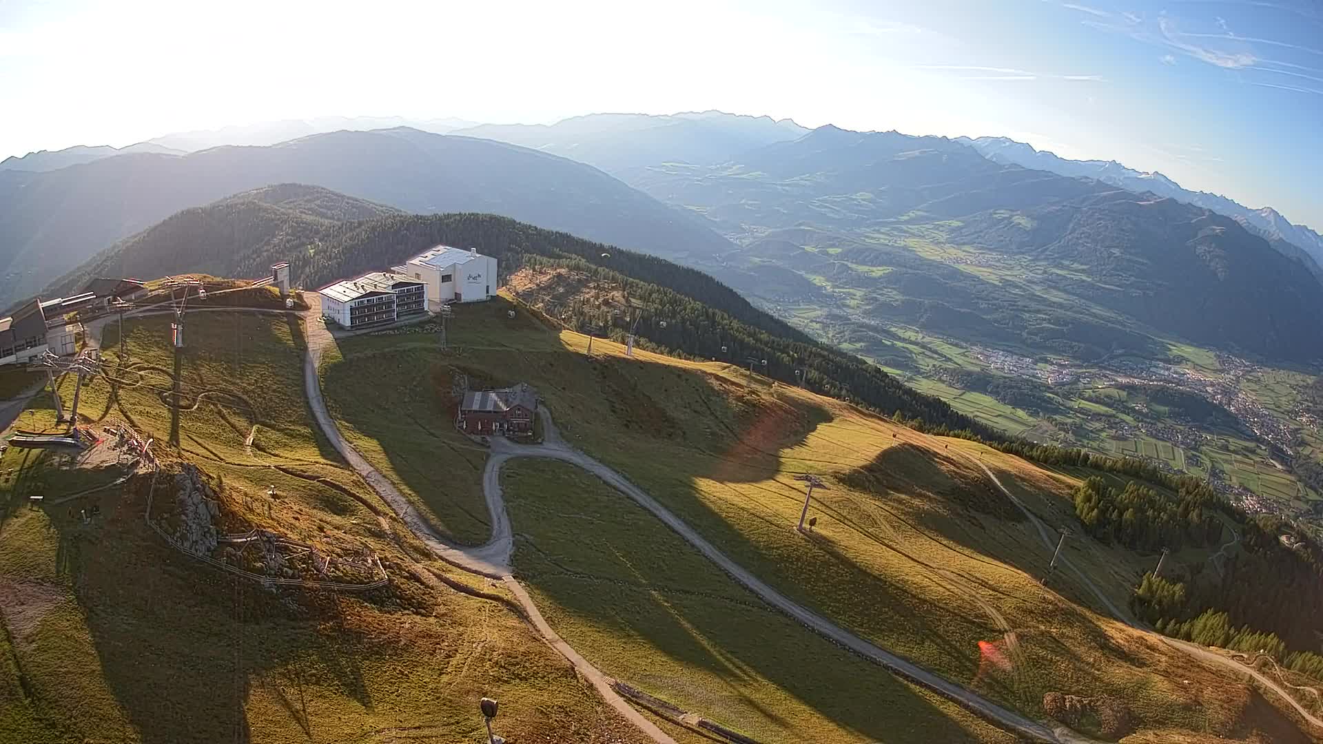 Kronplatz peak Ski resort | view to Bruneck