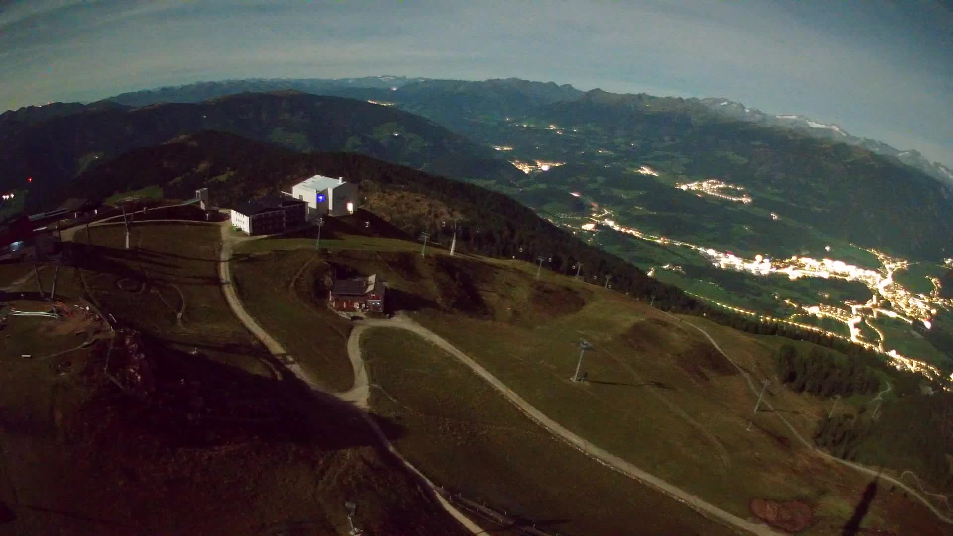 Kronplatz peak Ski resort | view to Bruneck