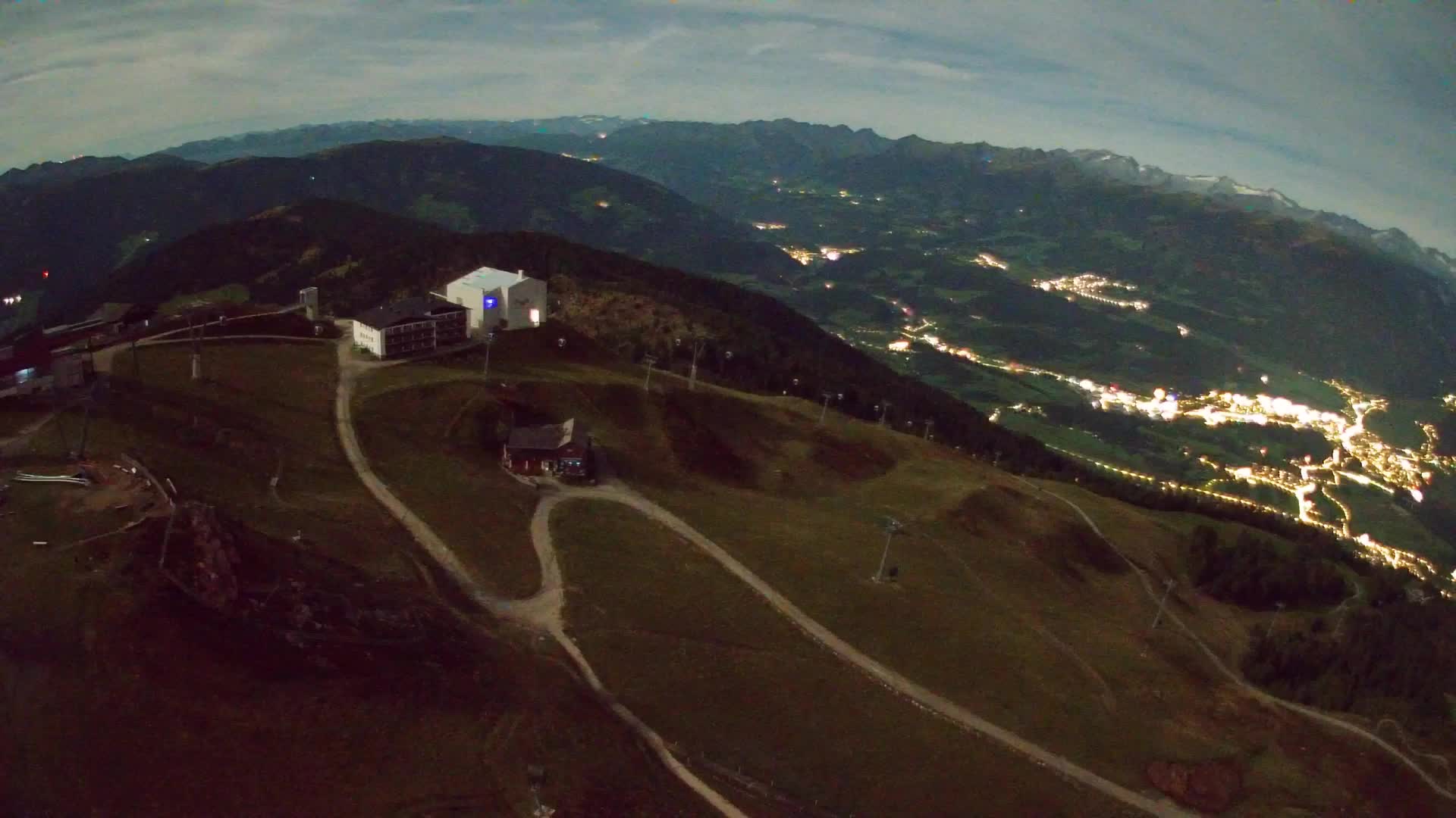 Kronplatz peak Ski resort | view to Bruneck
