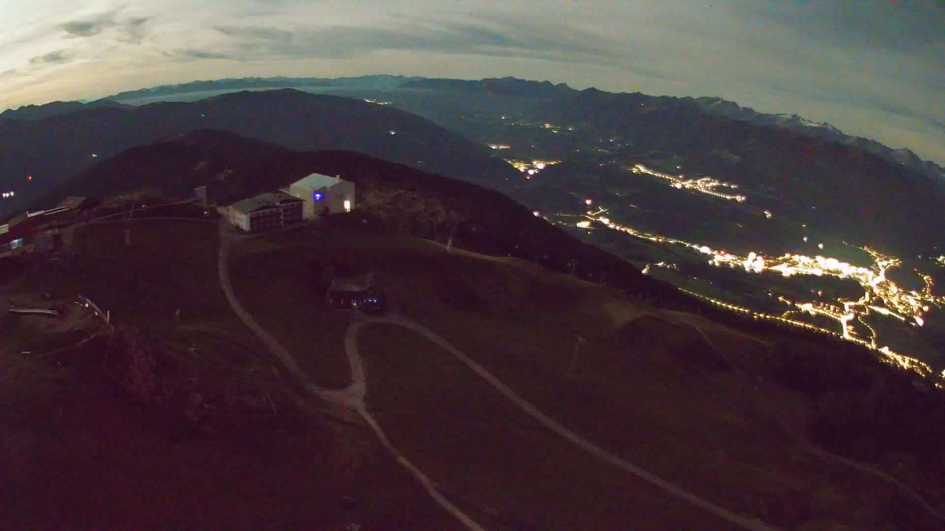 Skigebiet Kronplatz Gipfel | Blick auf Bruneck