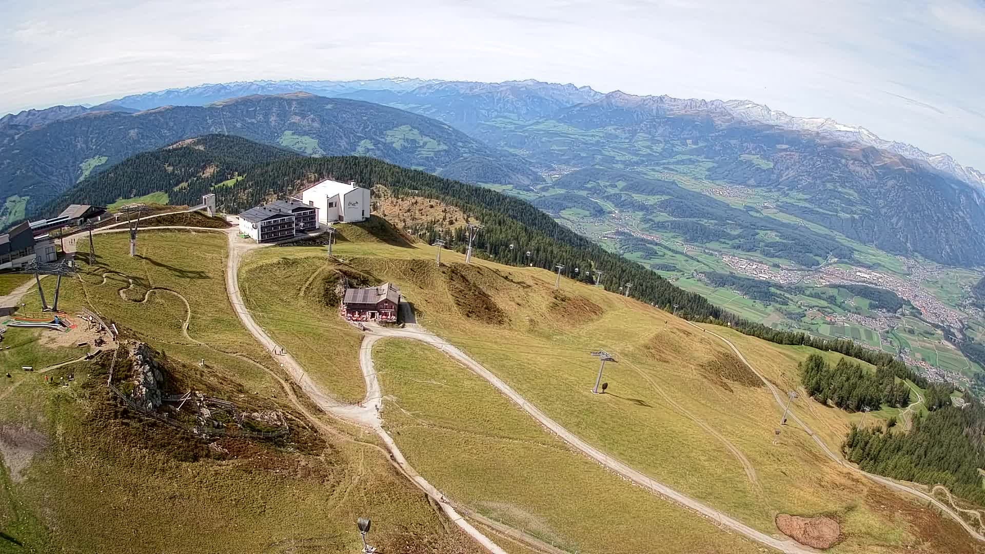 Kronplatz peak Ski resort | view to Bruneck