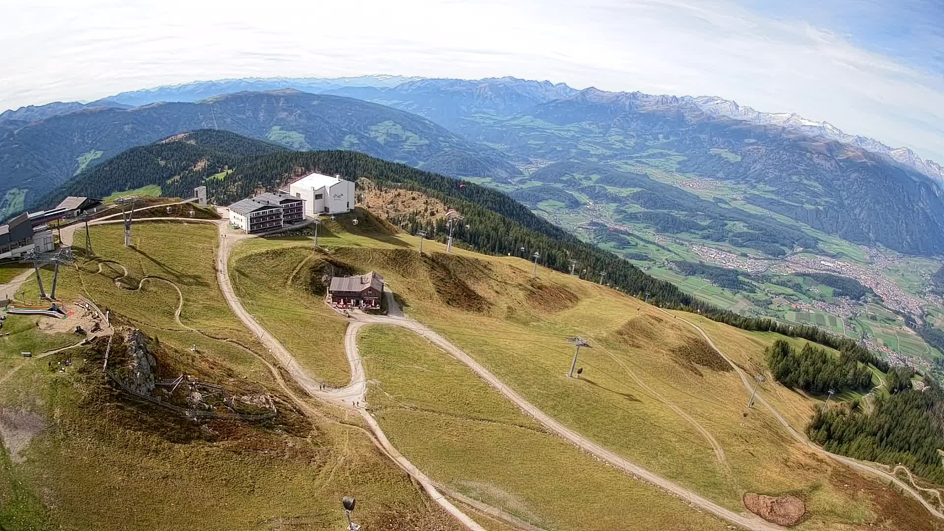 Smučišče Kronplatz – vrh | pogled na Bruneck