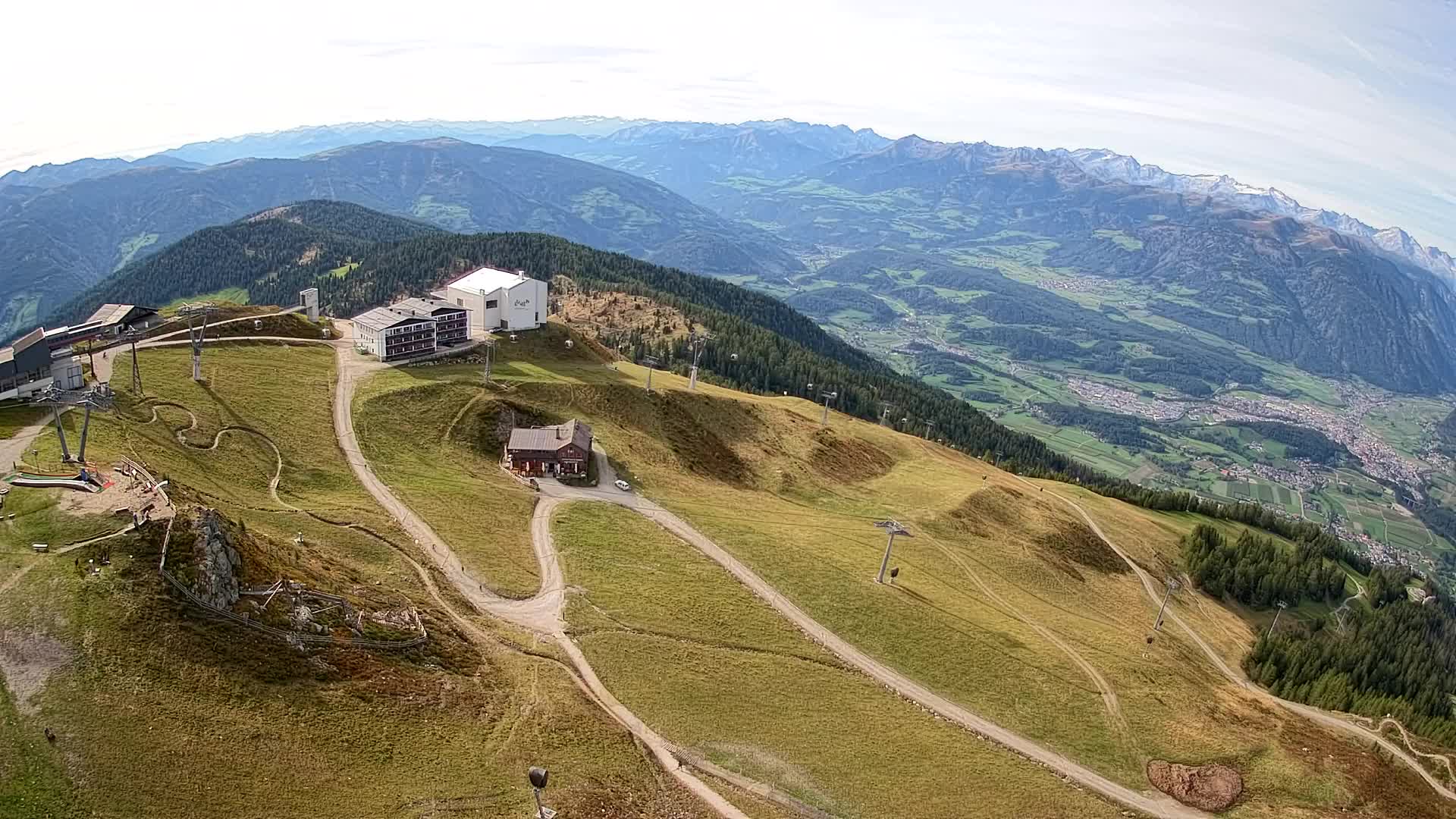 Kronplatz peak Ski resort | view to Bruneck