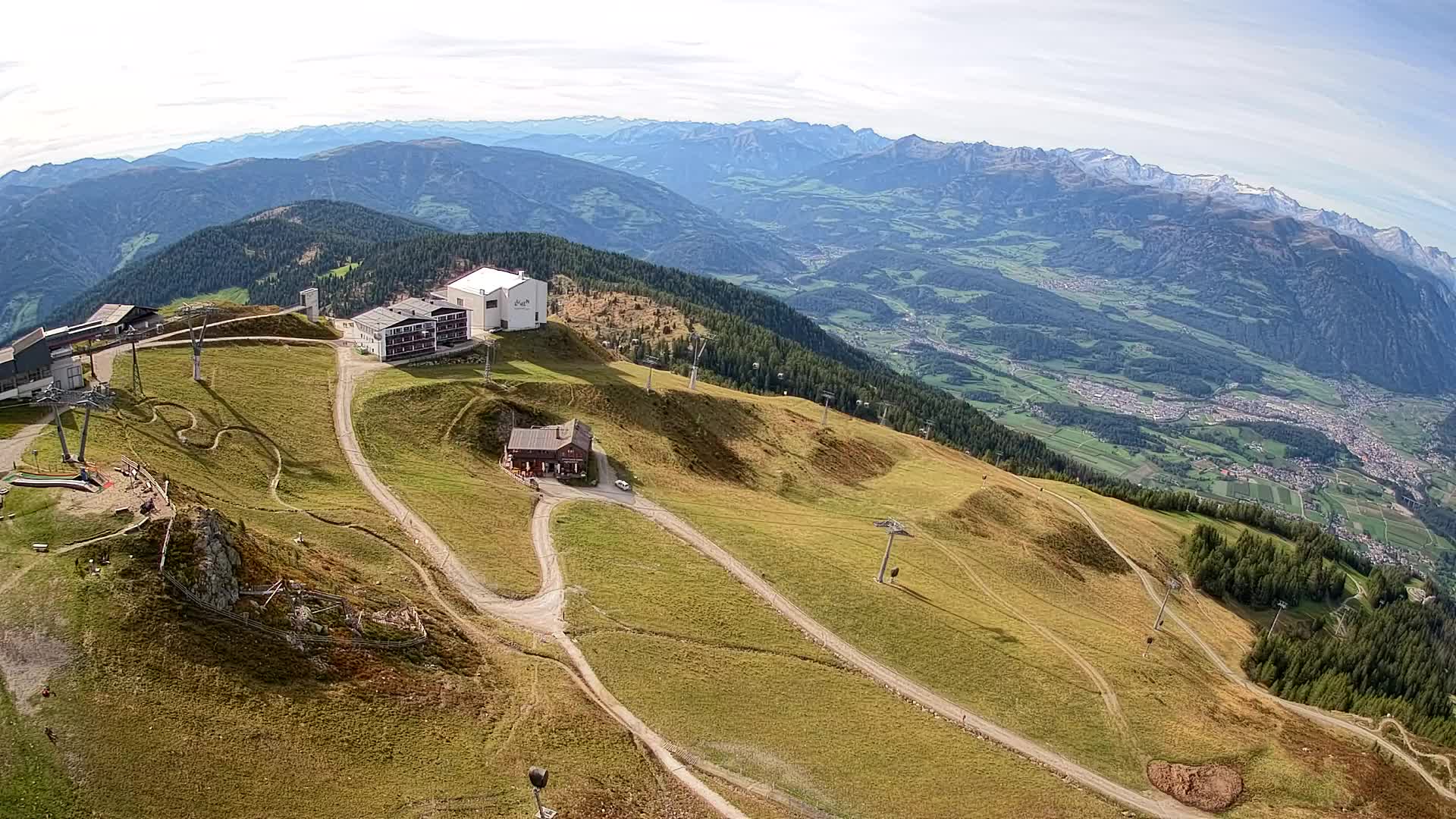 Kronplatz peak Ski resort | view to Bruneck