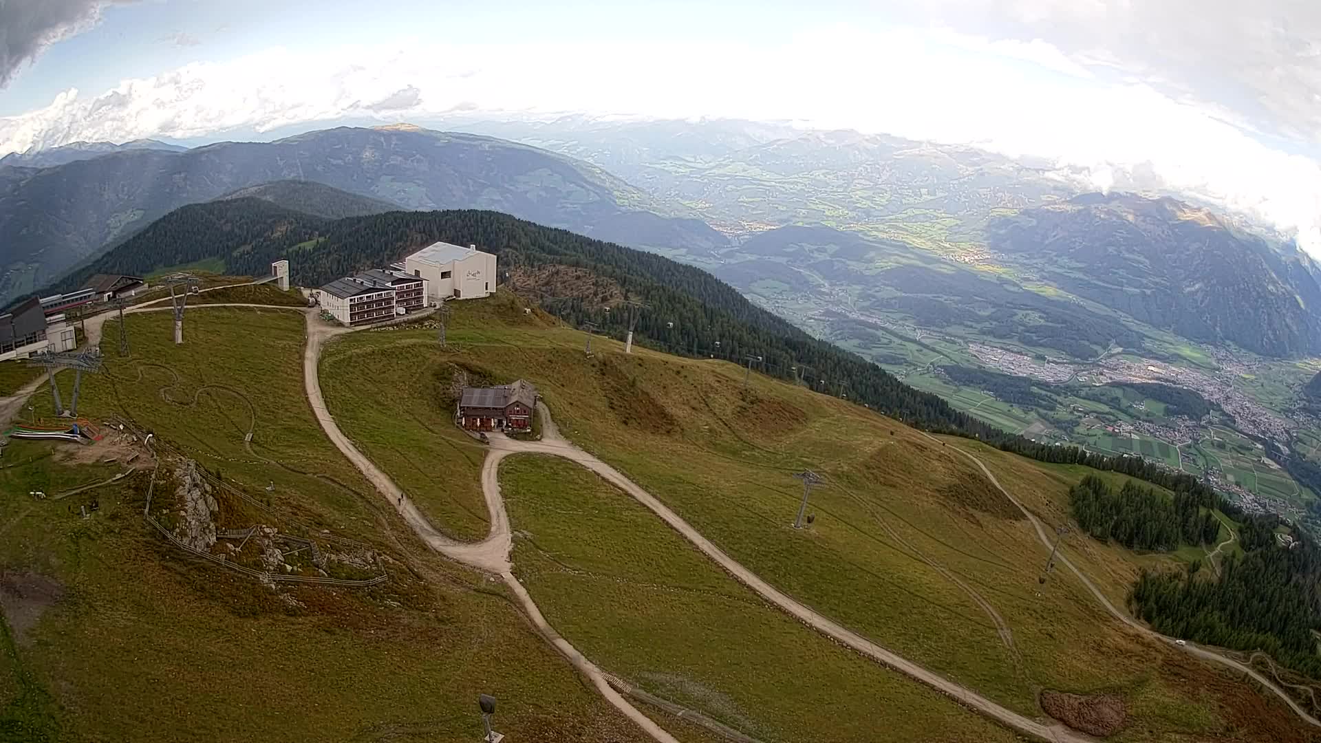 Smučišče Kronplatz – vrh | pogled na Bruneck