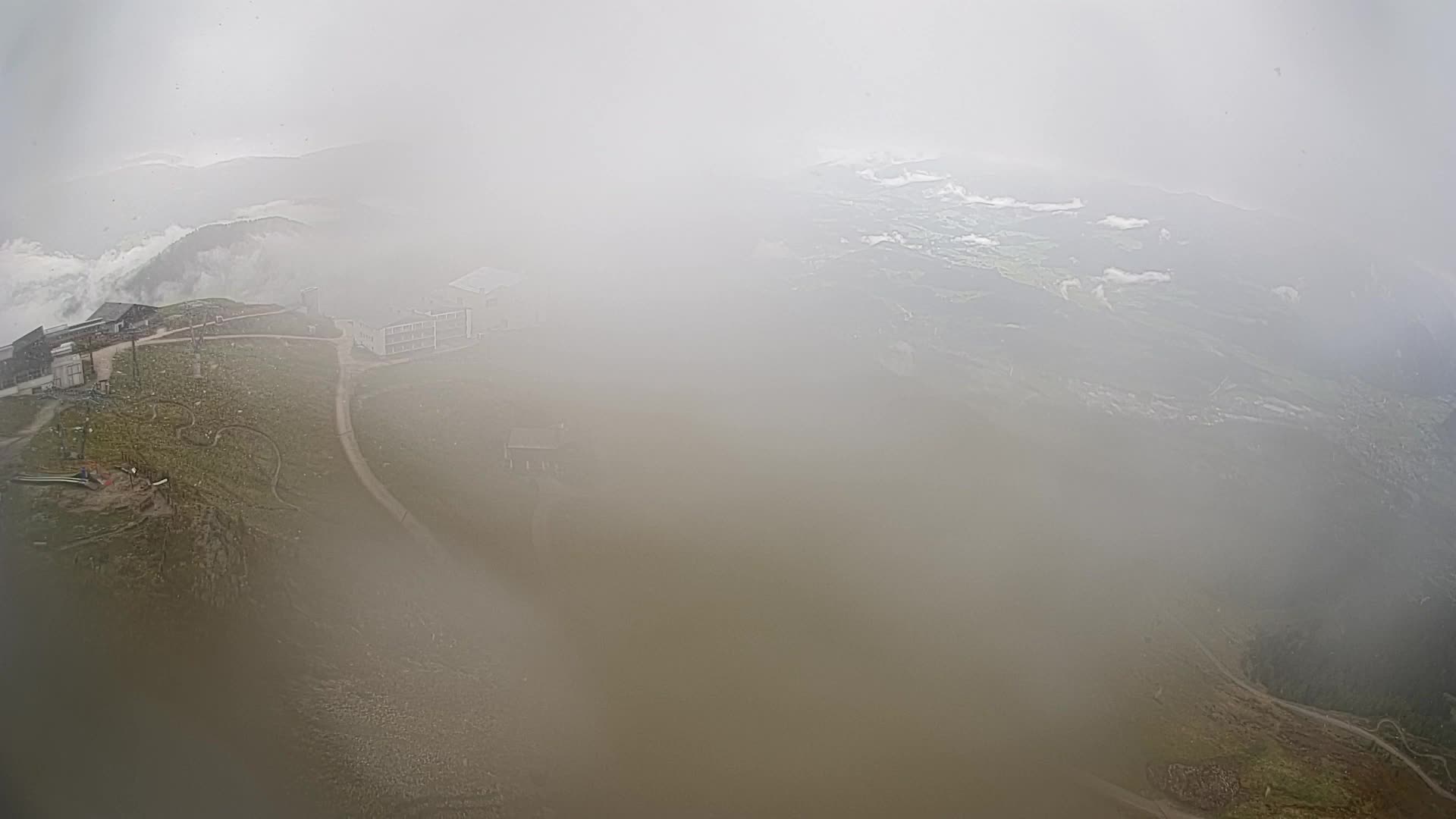 Skigebiet Kronplatz Gipfel | Blick auf Bruneck