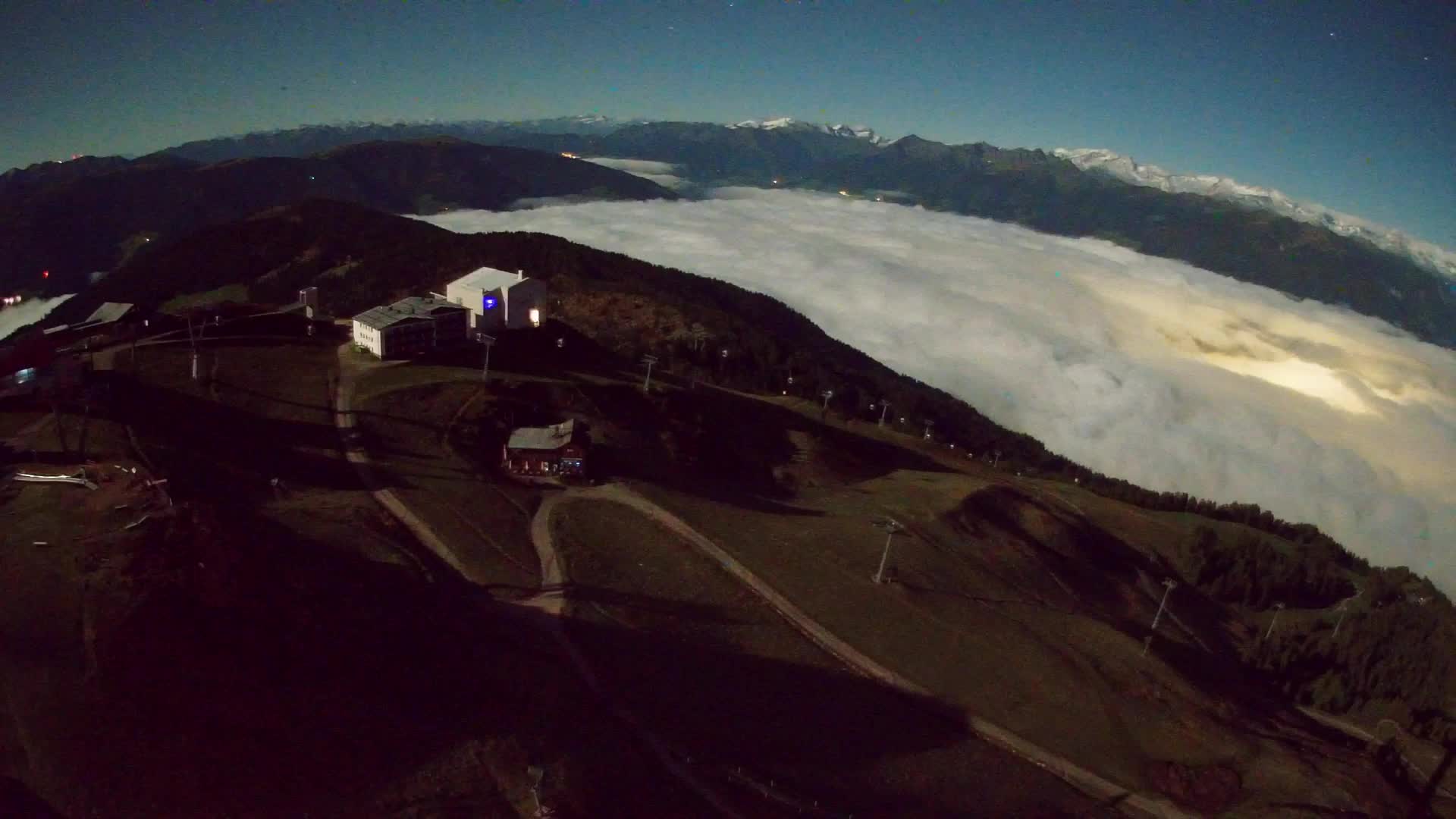 Kronplatz peak Ski resort | view to Bruneck