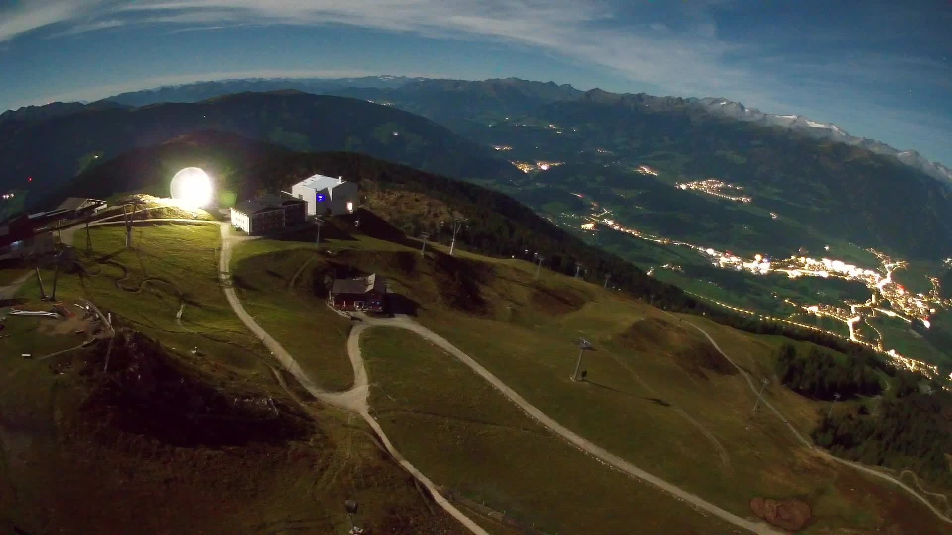 Kronplatz peak Ski resort | view to Bruneck