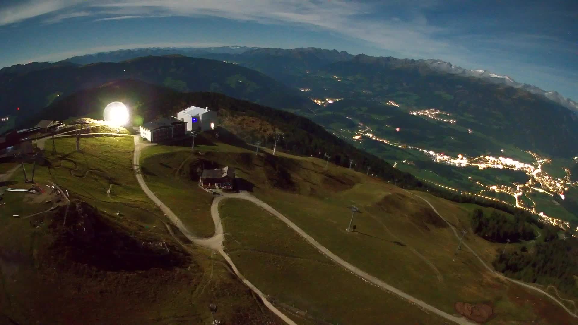 Kronplatz peak Ski resort | view to Bruneck