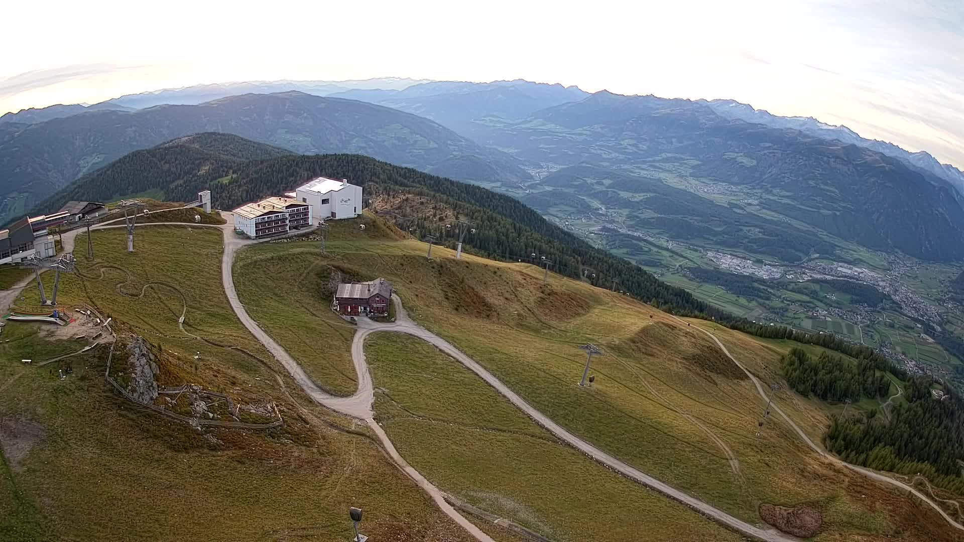 Kronplatz peak Ski resort | view to Bruneck