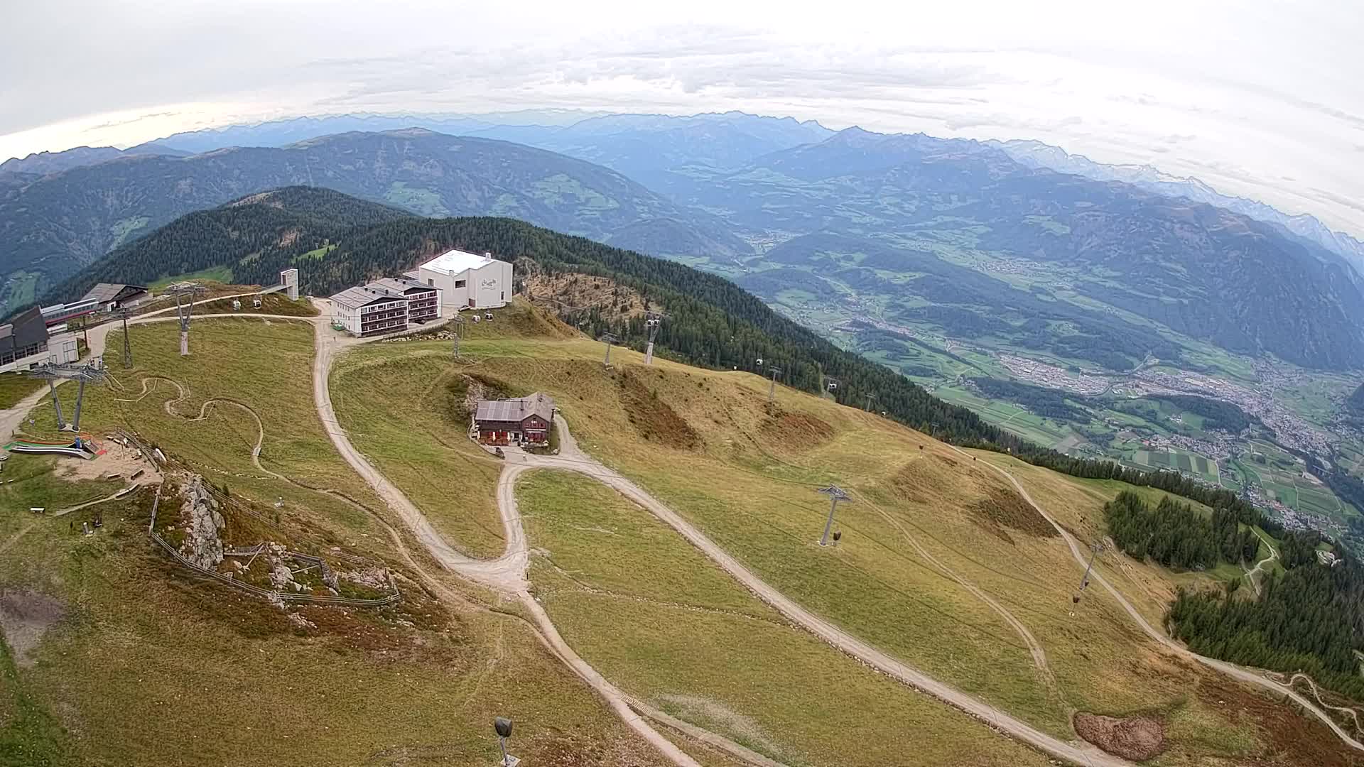 Kronplatz peak Ski resort | view to Bruneck
