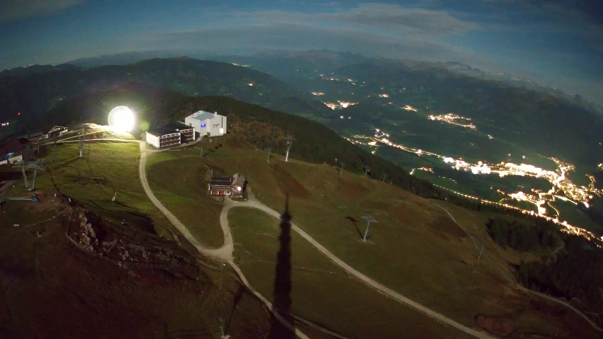 Kronplatz peak Ski resort | view to Bruneck